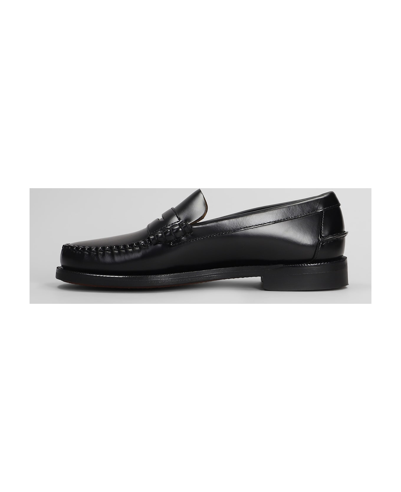 Sebago Classic Dan Loafers In Black Leather - black