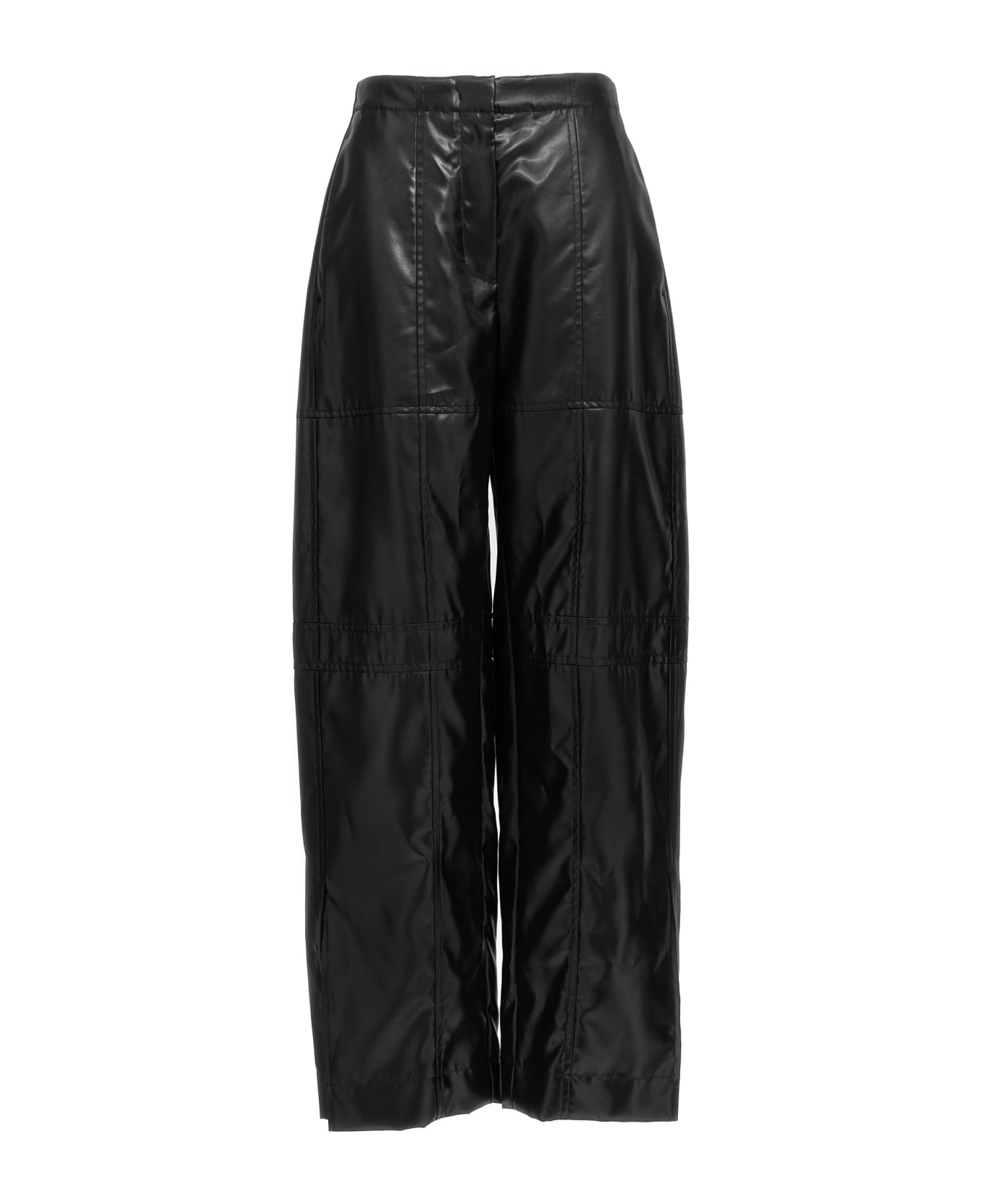 Jil Sander Coated Pants - Black