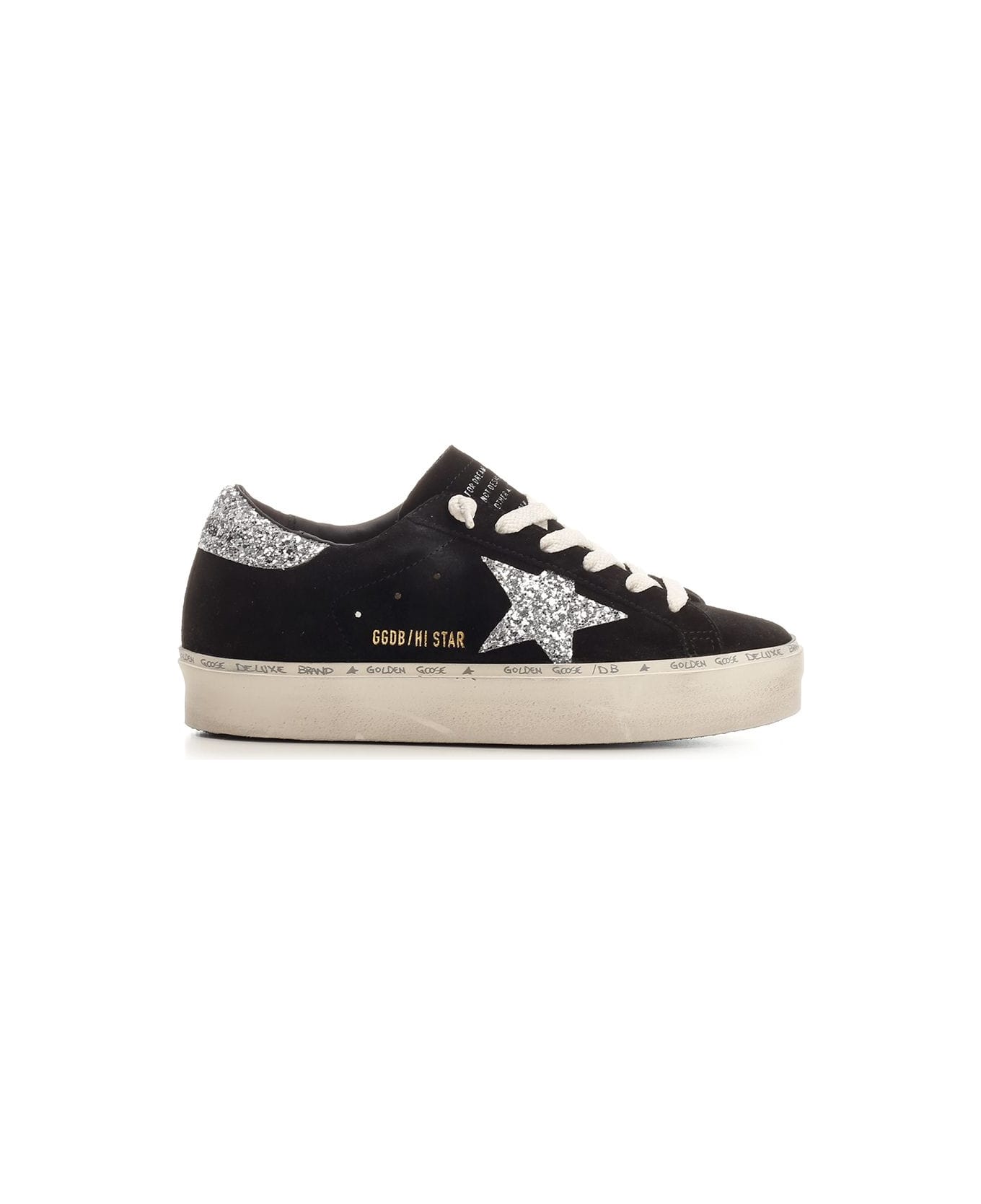 Golden Goose 
hi Star
 Sneaker - BLACK