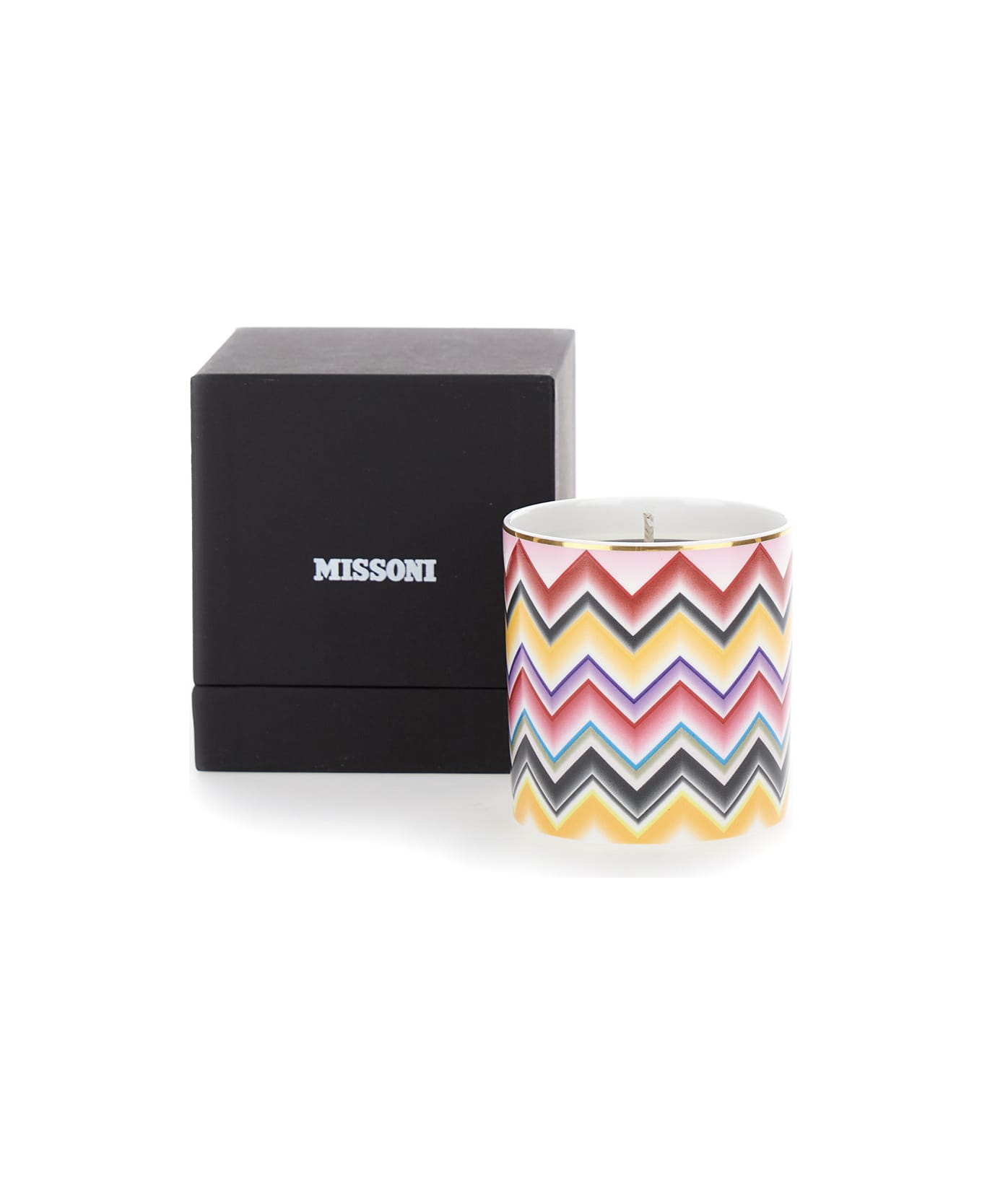 Missoni Marrakech Scented Candle W/fine Bone China Porcelain Container ã 8,5xh9 - Multicolor