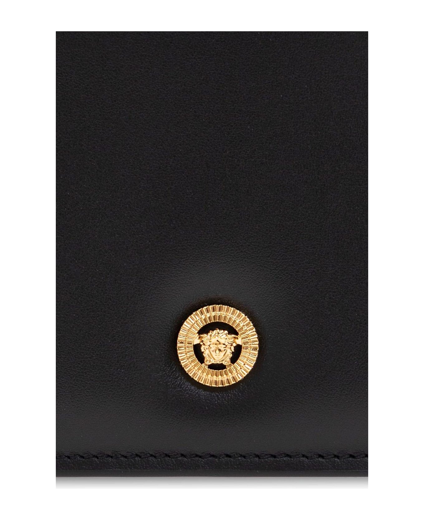 Versace Medusa-plaque Bi-fold Wallet - BLACK