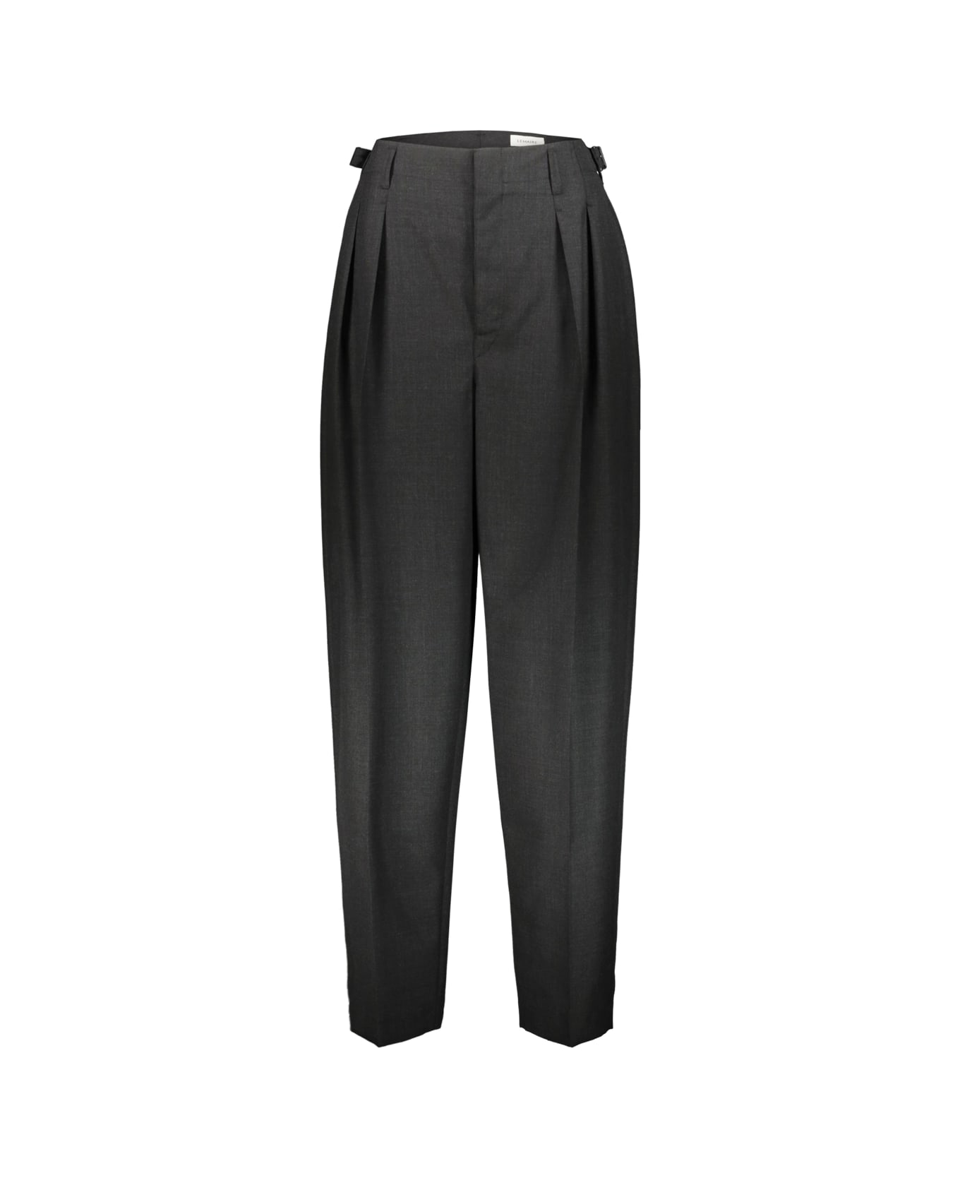 Lemaire Pleated Tampered Pant - Caviar