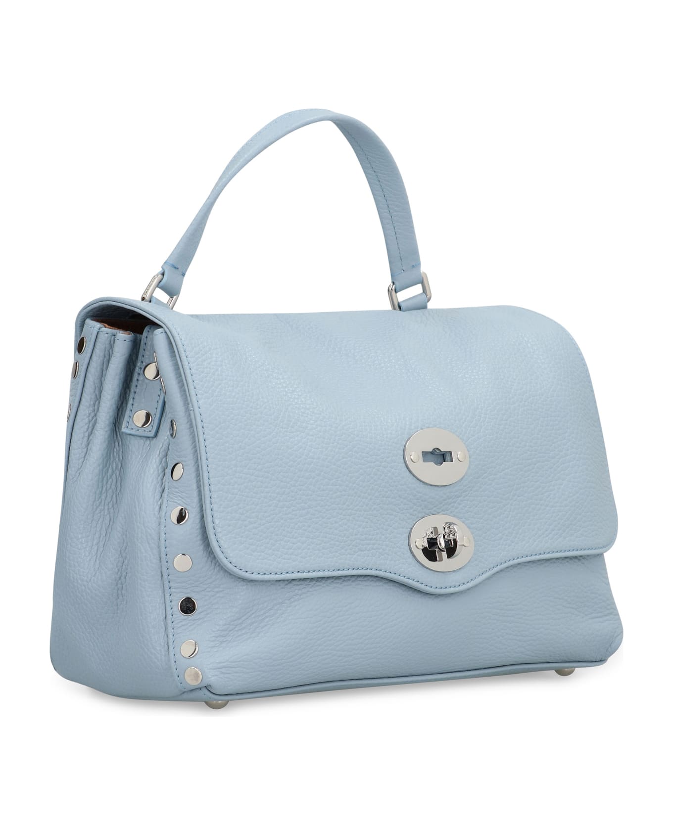 Zanellato Postina S Leather Handbag - Light Blue
