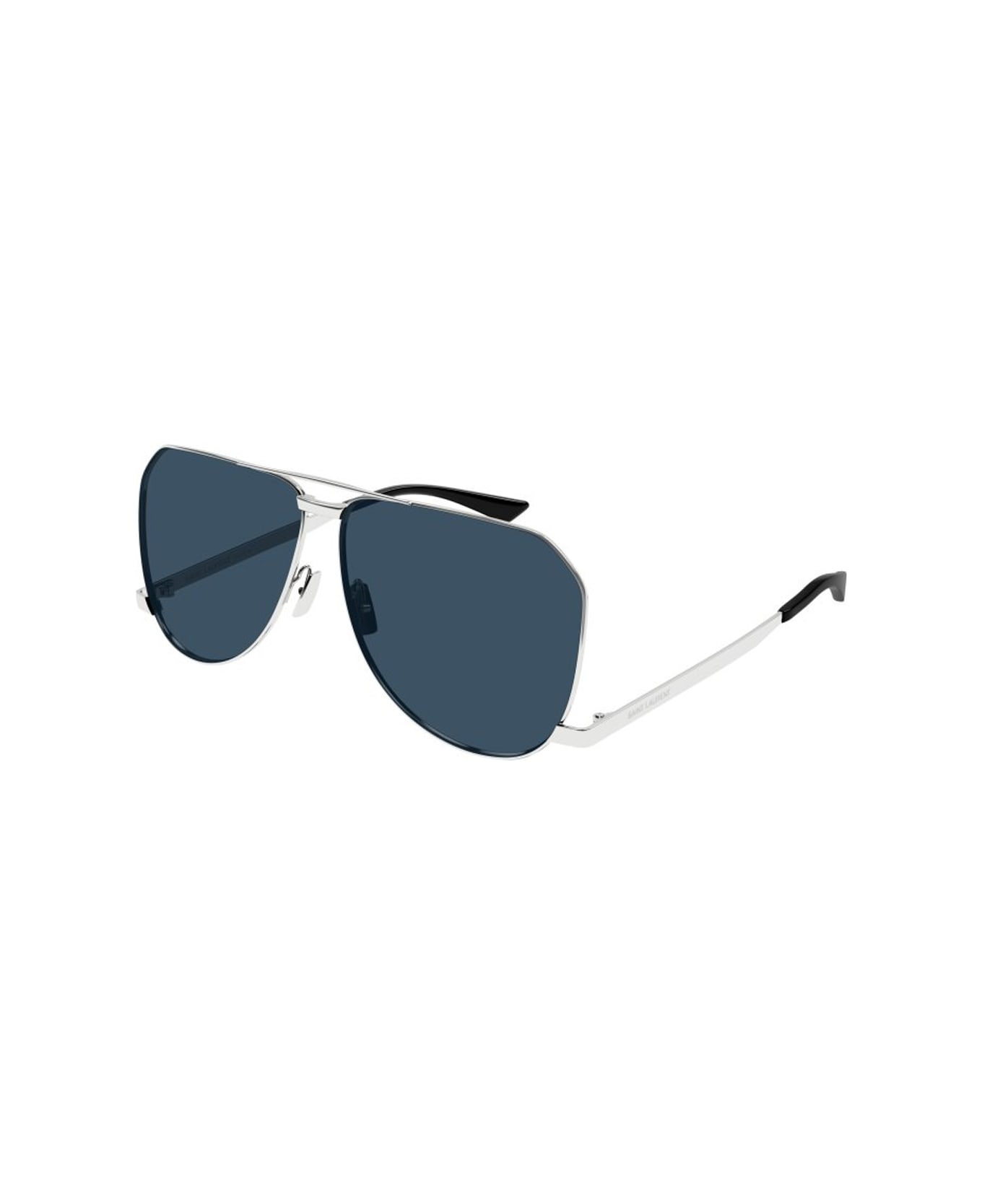 Saint Laurent Eyewear Sl 690 Dust 003 Silver Sunglasses - Argento