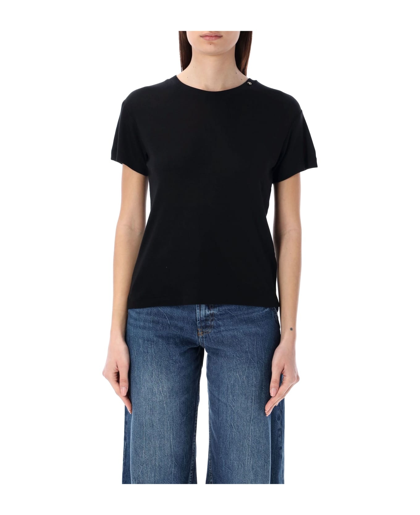 Anine Bing Amani T-shirt - BLACK Tシャツ