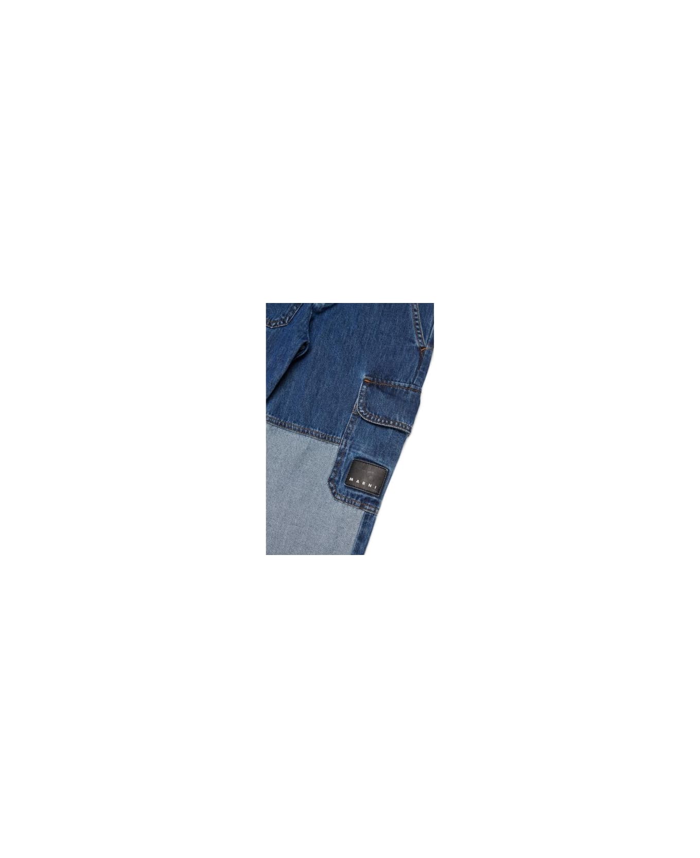Marni Jeans Con Logo - Blue