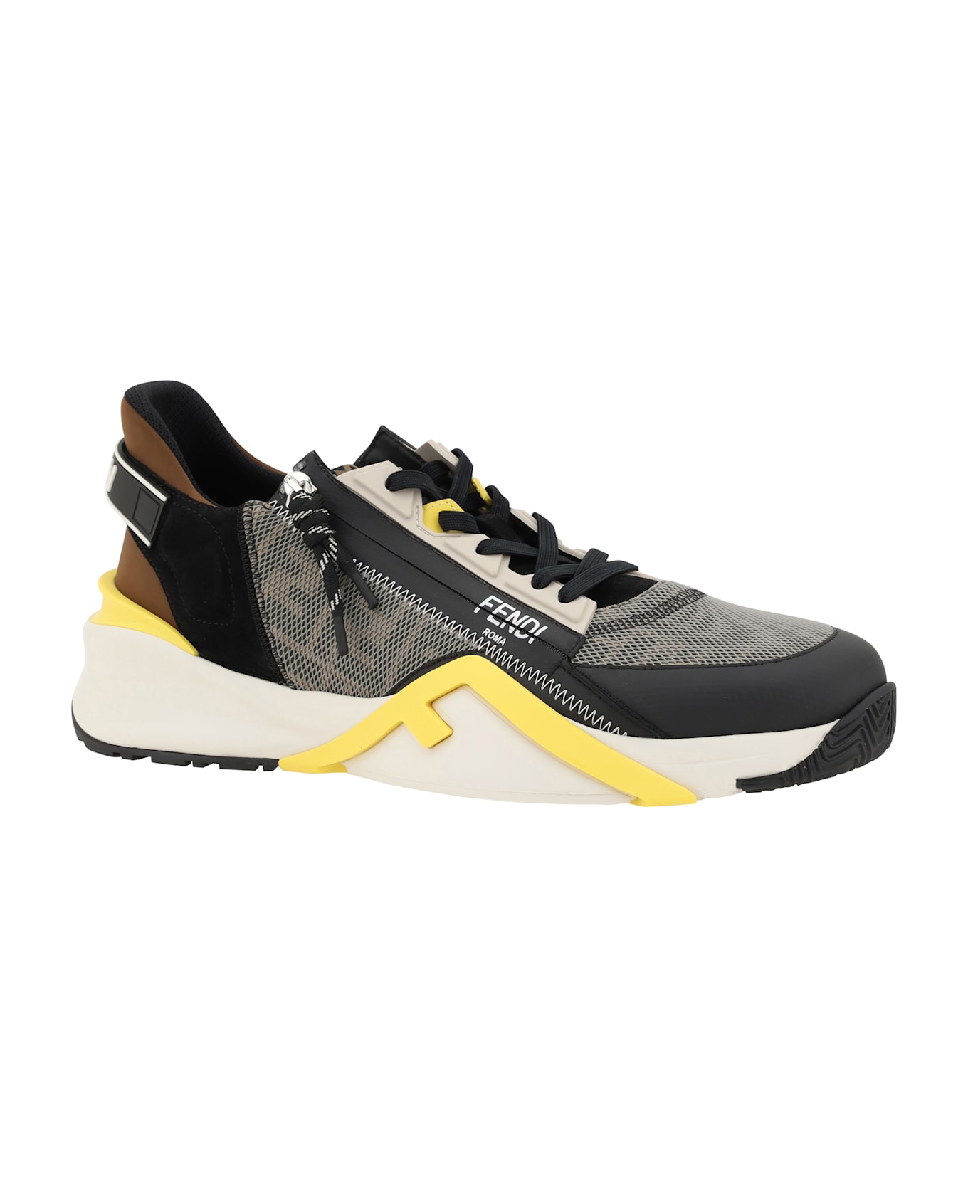 Fendi Flow Sneakers - Tort Olive+ner+limon