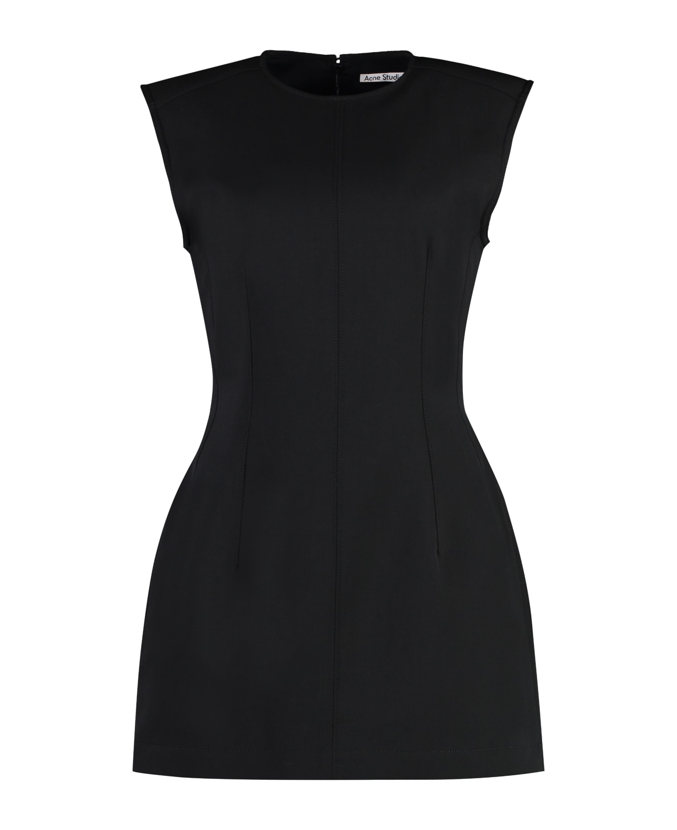 Acne Studios Wool-blend Dress - black