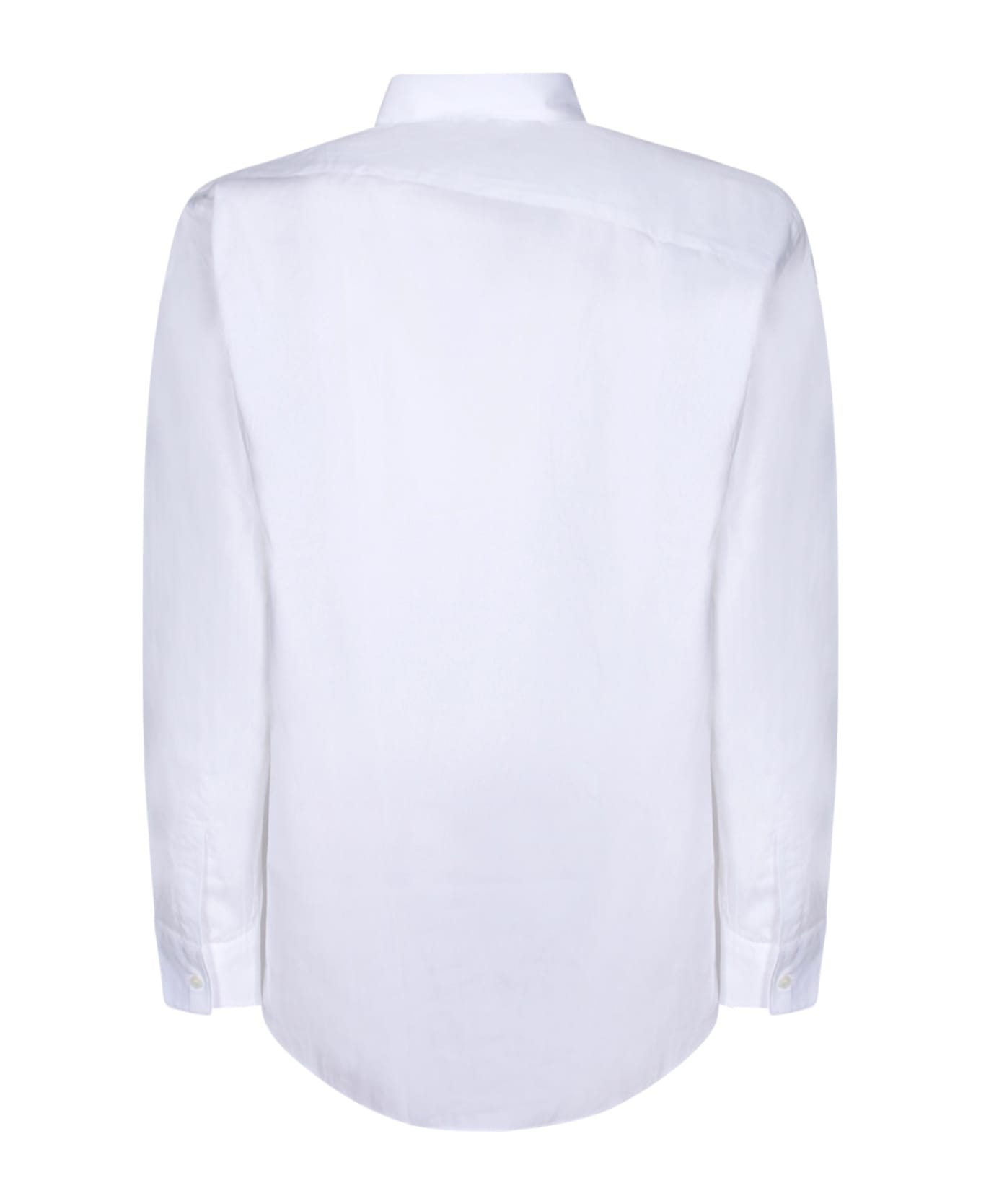 Comme des Garçons Shirt Off-center Fastening White Shirt - White