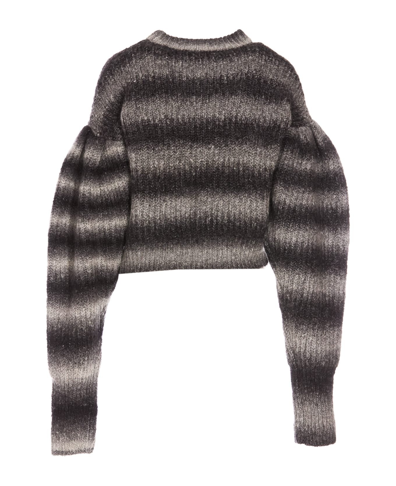 Rotate by Birger Christensen Logo Sweater - GREY/BLACK