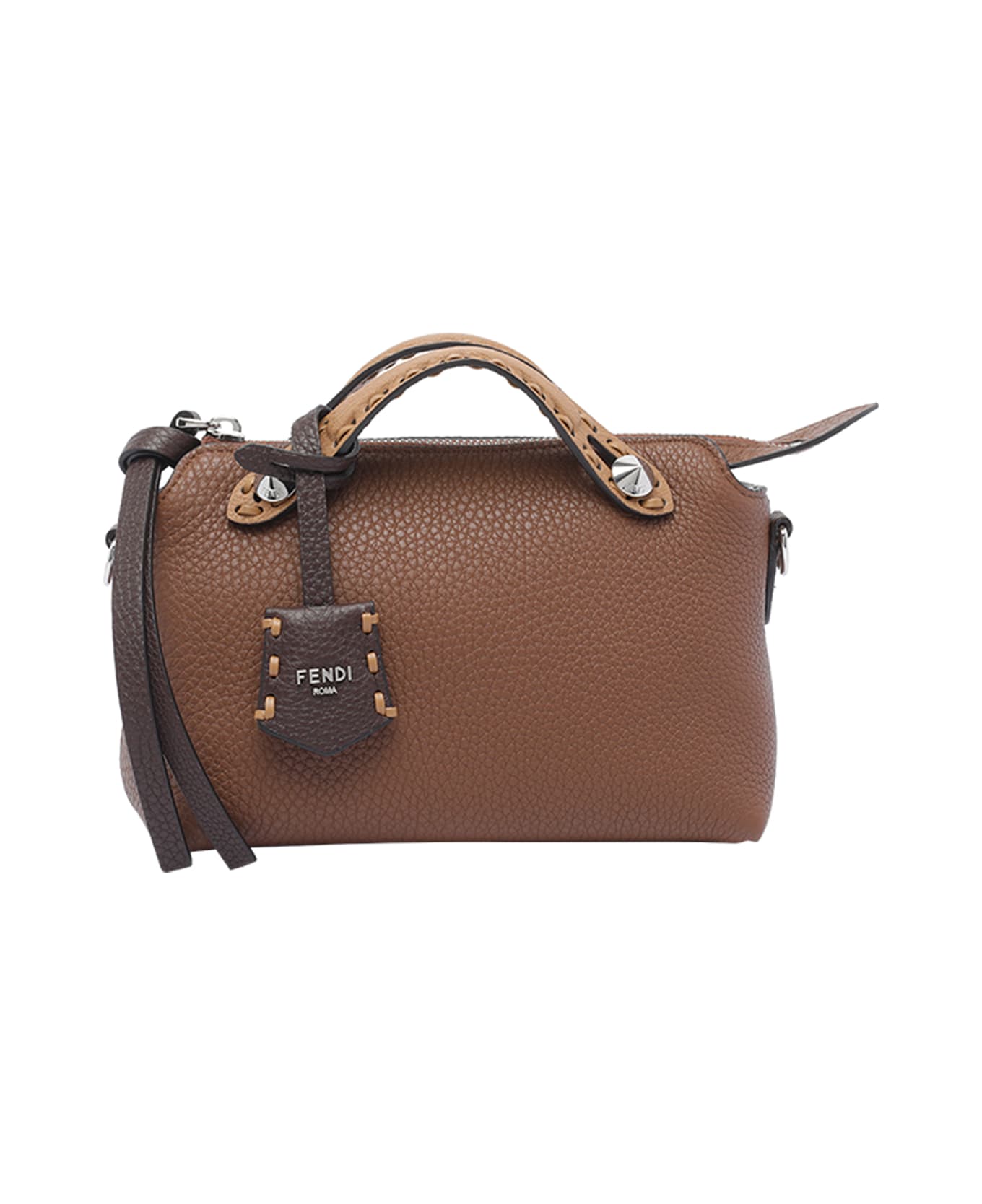 Fendi Mini By The Way Selleria Handbag - Brown