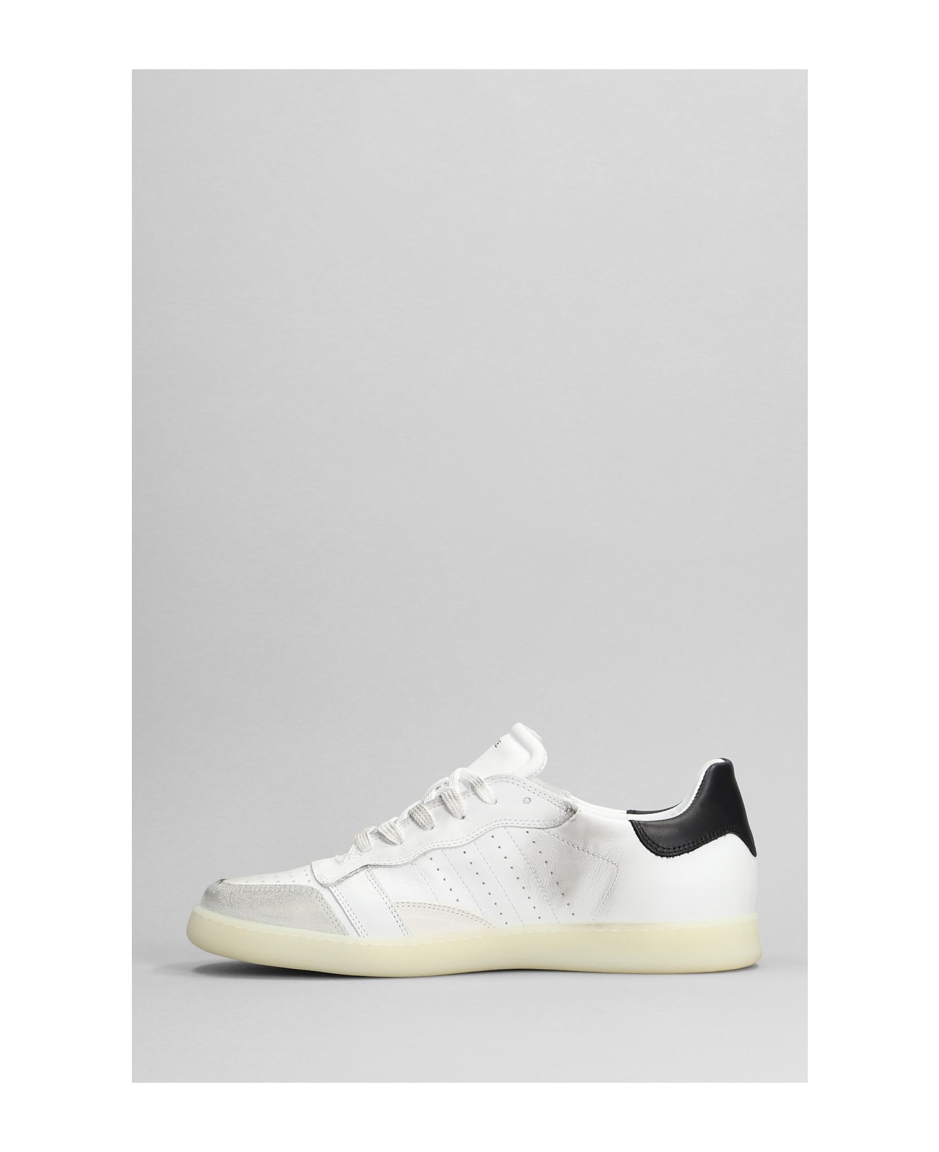 D.A.T.E. Sporty Low Sneakers In White Leather - white スニーカー