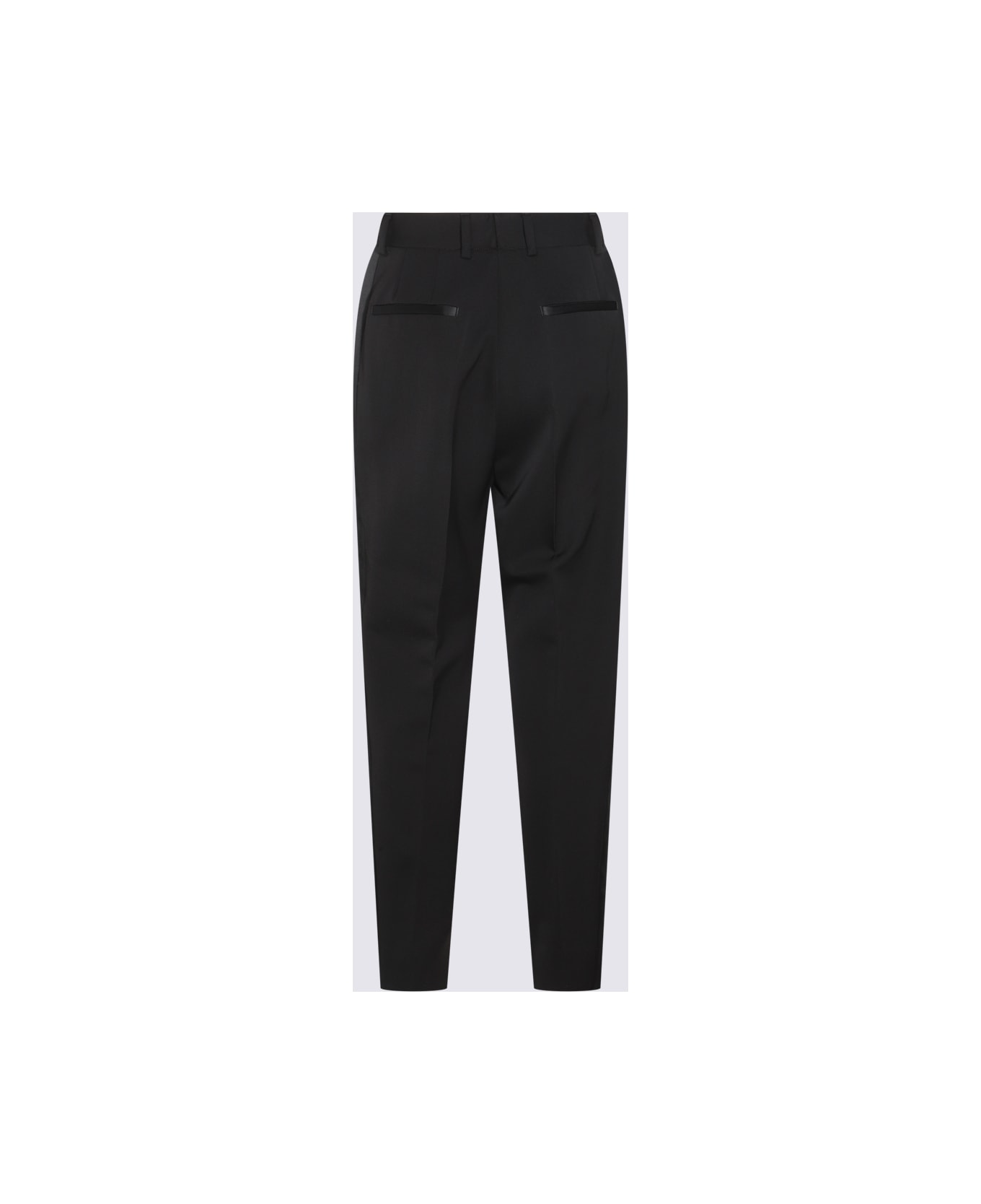 Dolce & Gabbana Black Wool Pants - Black