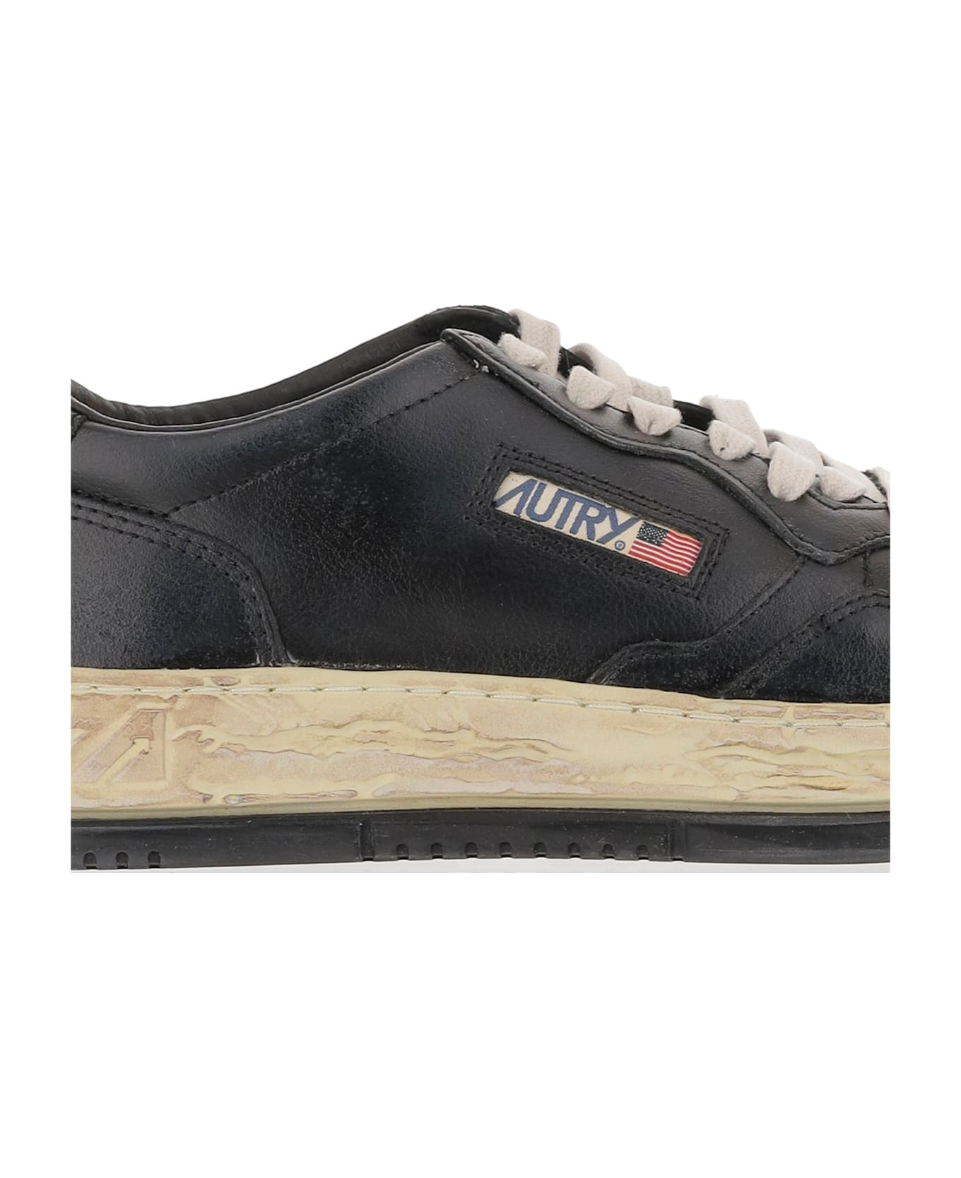 Autry Supvint Low X Mihara Yasuhiro Sneakers - Black