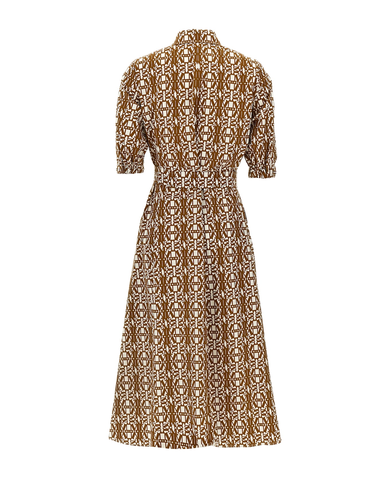 Max Mara 
luxgi
 Brown Cotton Dress - Brown