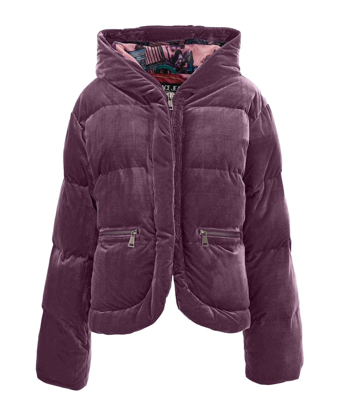 Versace Jeans Couture Women
s Down Jacket - PURPLE