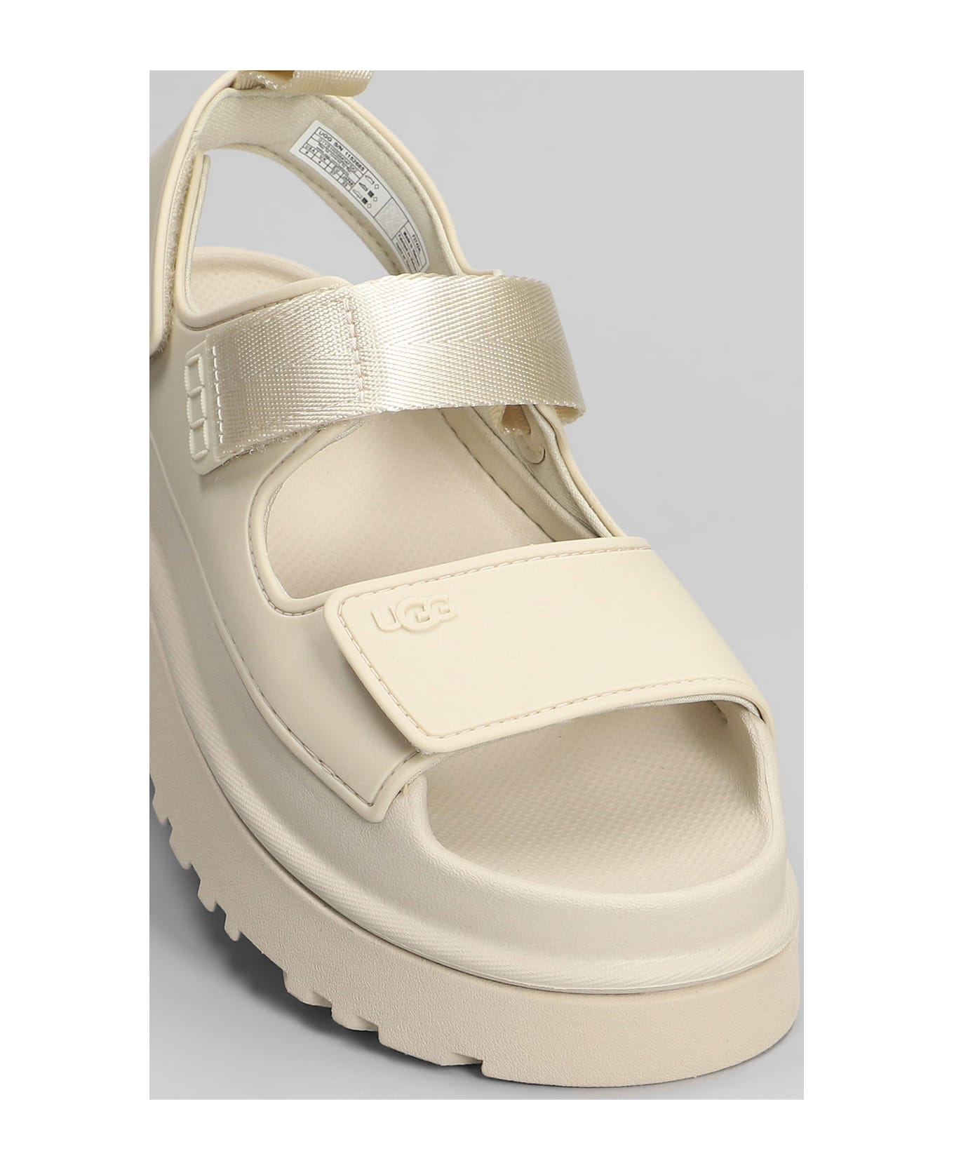 UGG Goldenglow Sandals In Beige Rubber/plasic - beige
