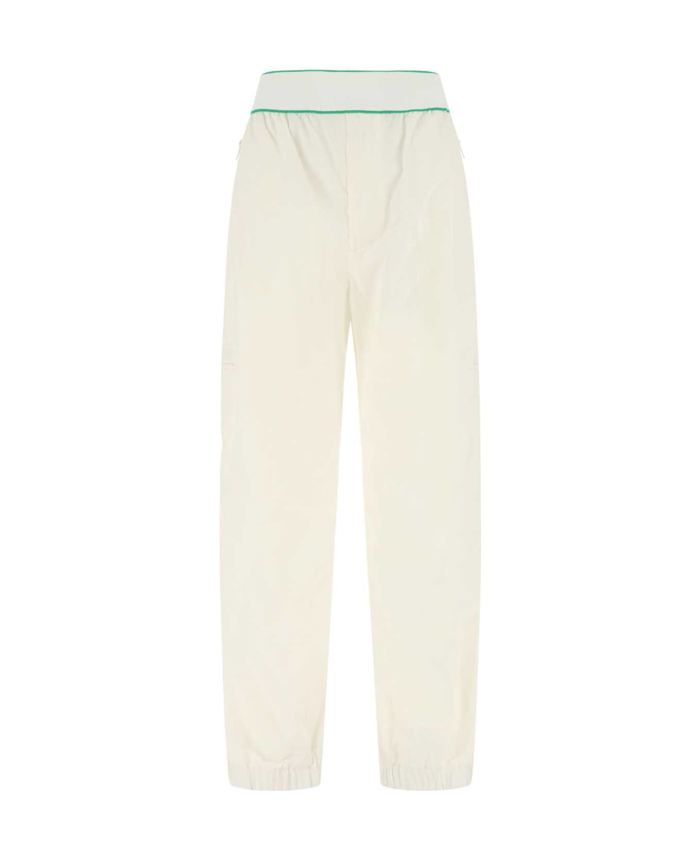 Bottega Veneta White Nylon Pant - 9071