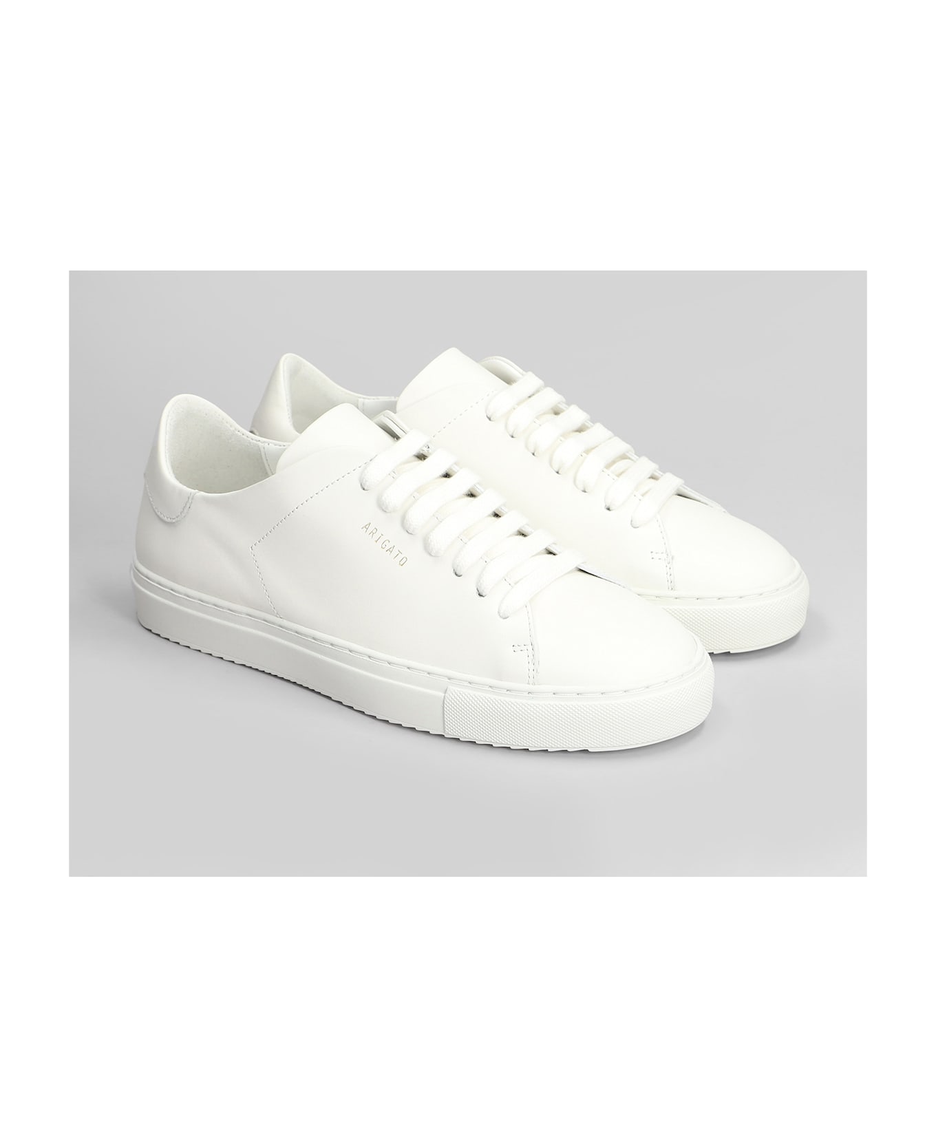 Axel Arigato Clean 90 Sneakers In White Leather - white