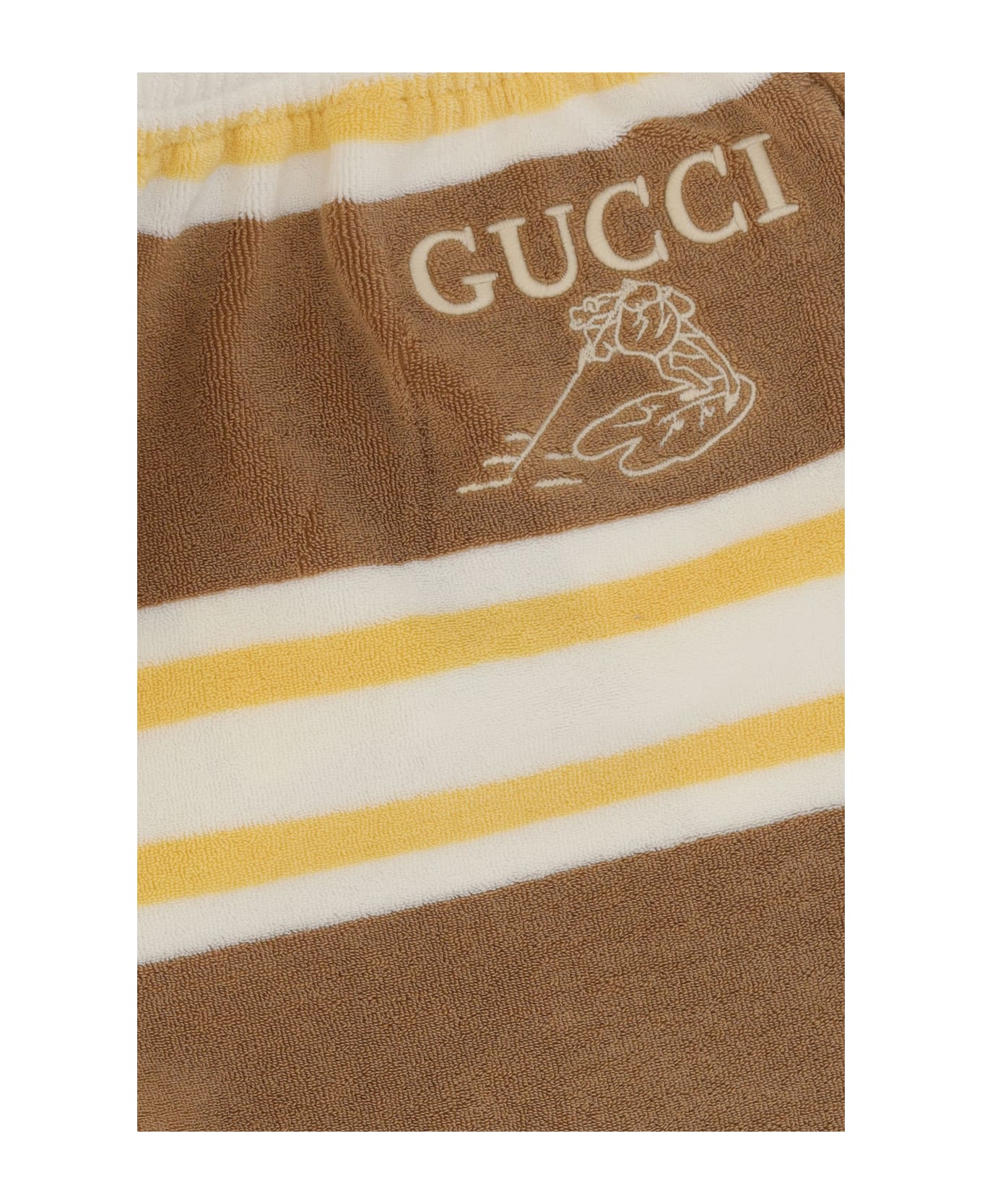 Gucci Shorts For Boy - Yellow/brown