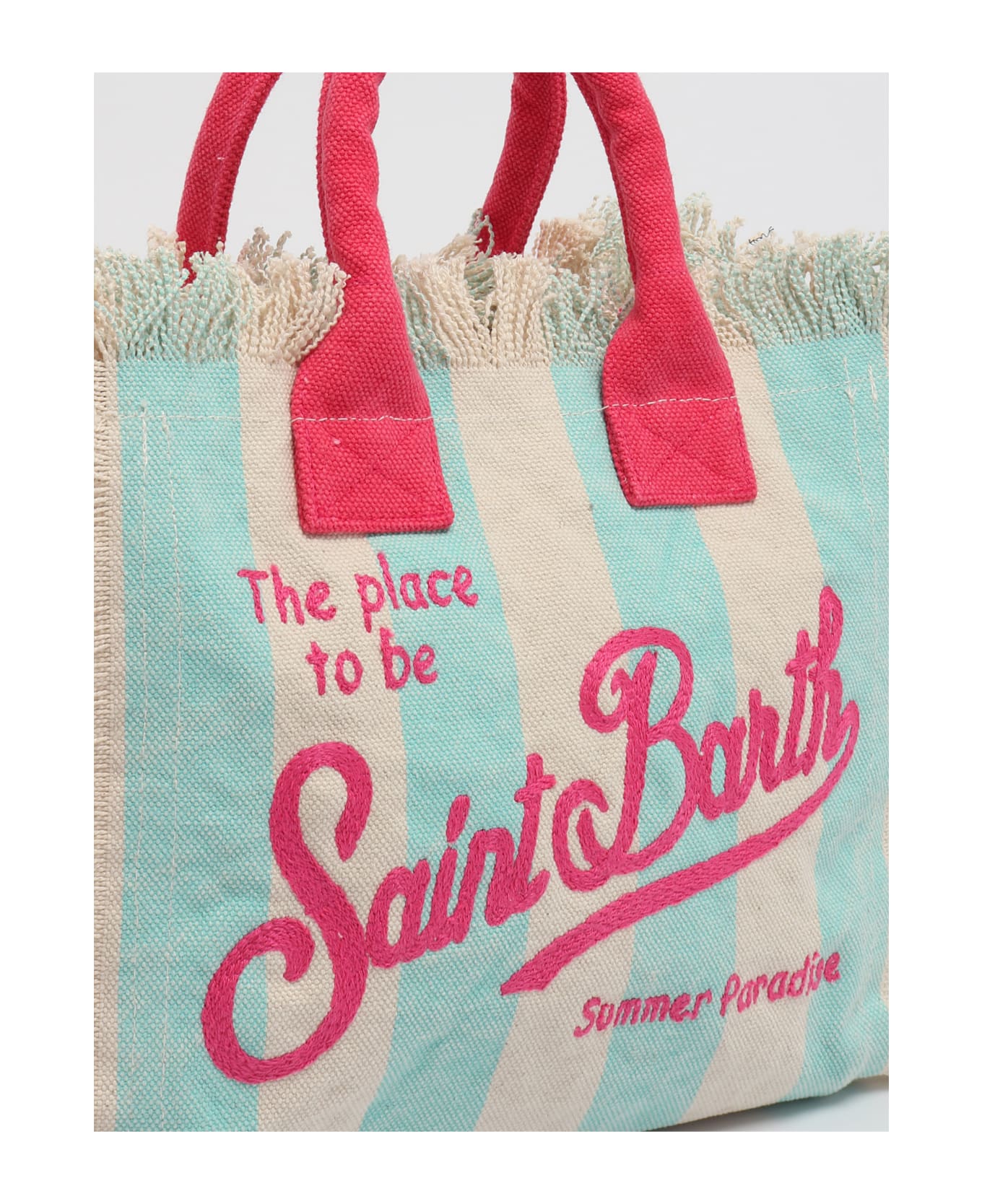 MC2 Saint Barth Handbag Shopping Bag - FUXIA-TIFFANY