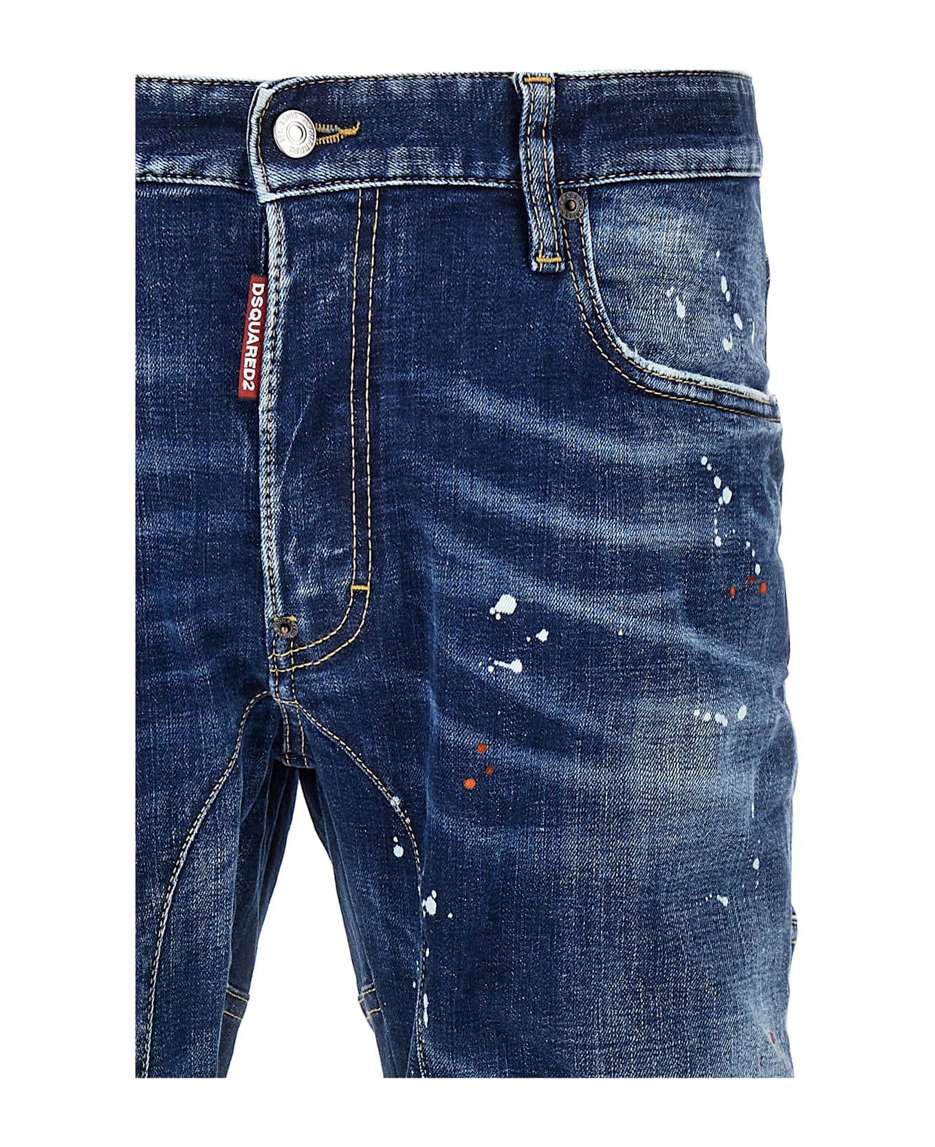 Dsquared2 'tidy Biker' Jeans - Blue