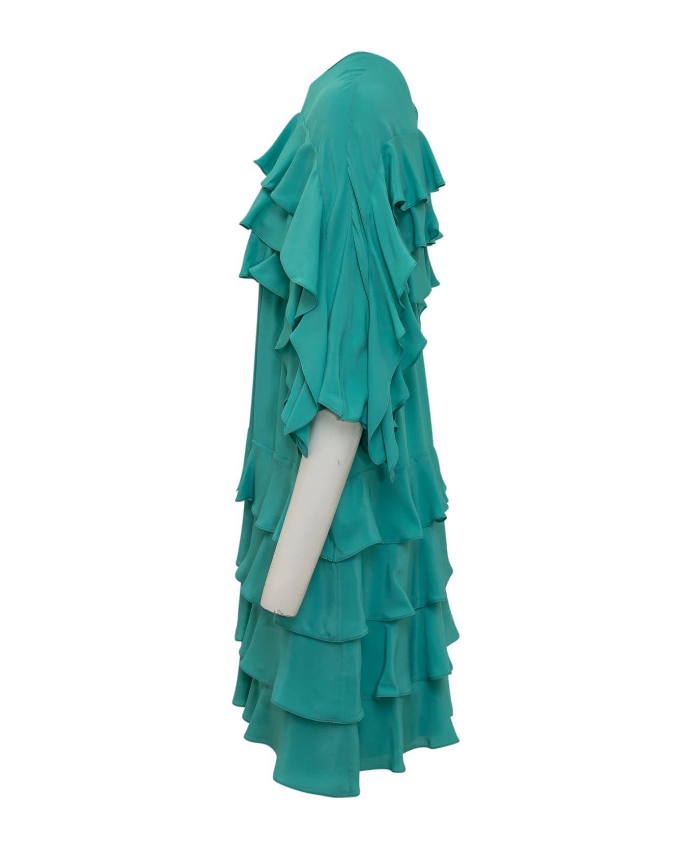 Rochas Mini Dress - MEDIUM GREEN ワンピース＆ドレス