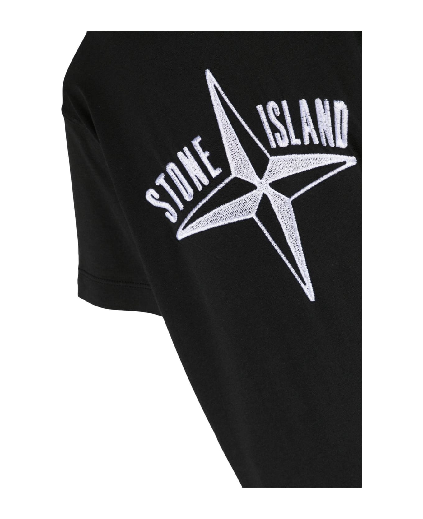 Stone Island Junior Stone Island Kids T-shirts And Polos Black - Black