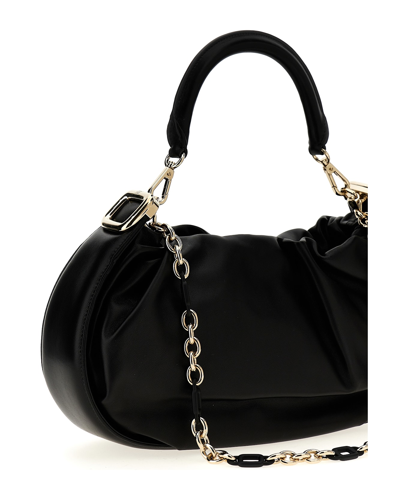 Roger Vivier Viv
 Choc Royale Hobo Medium - Black
