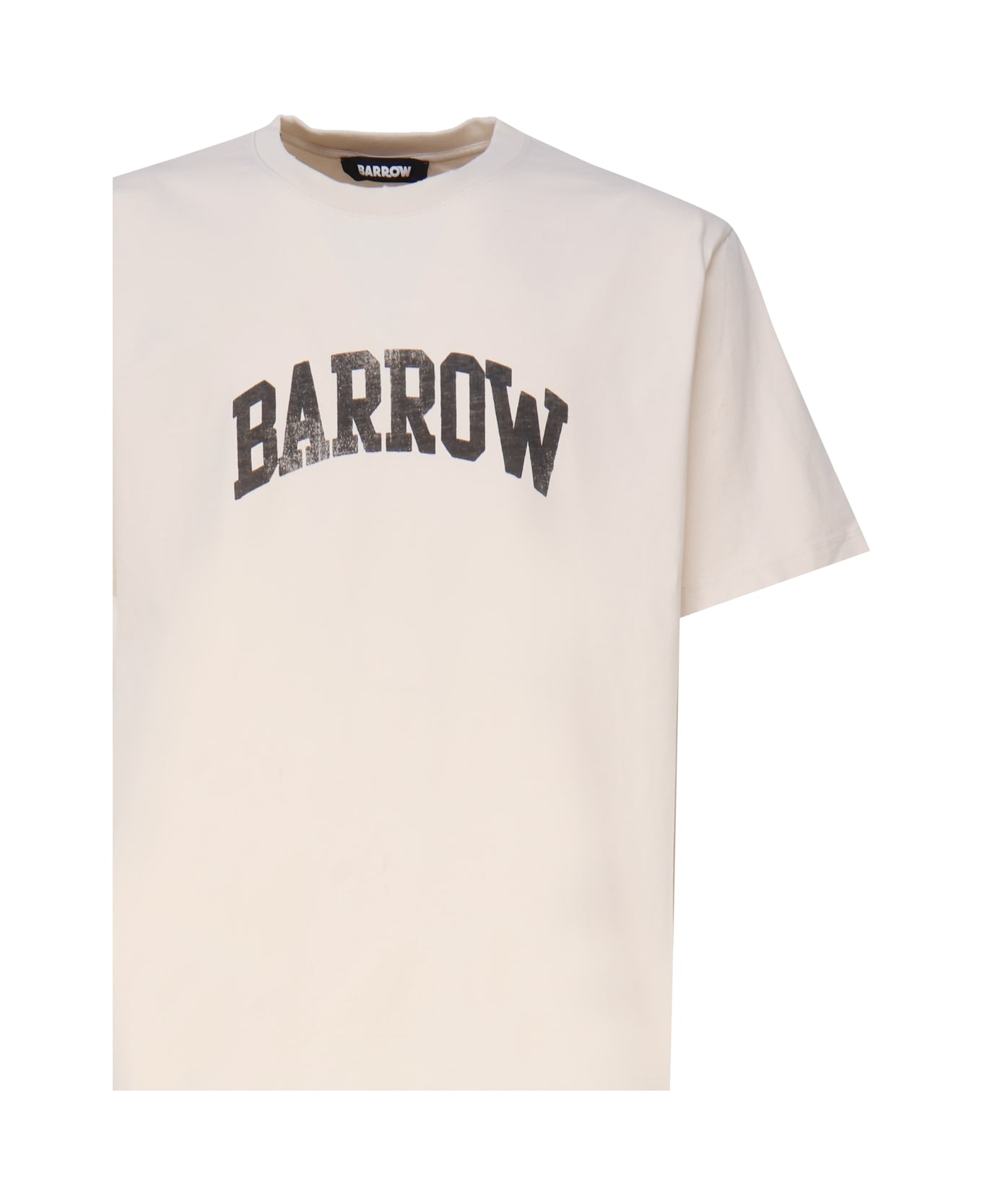 Barrow T-shirt With Logo - Cream