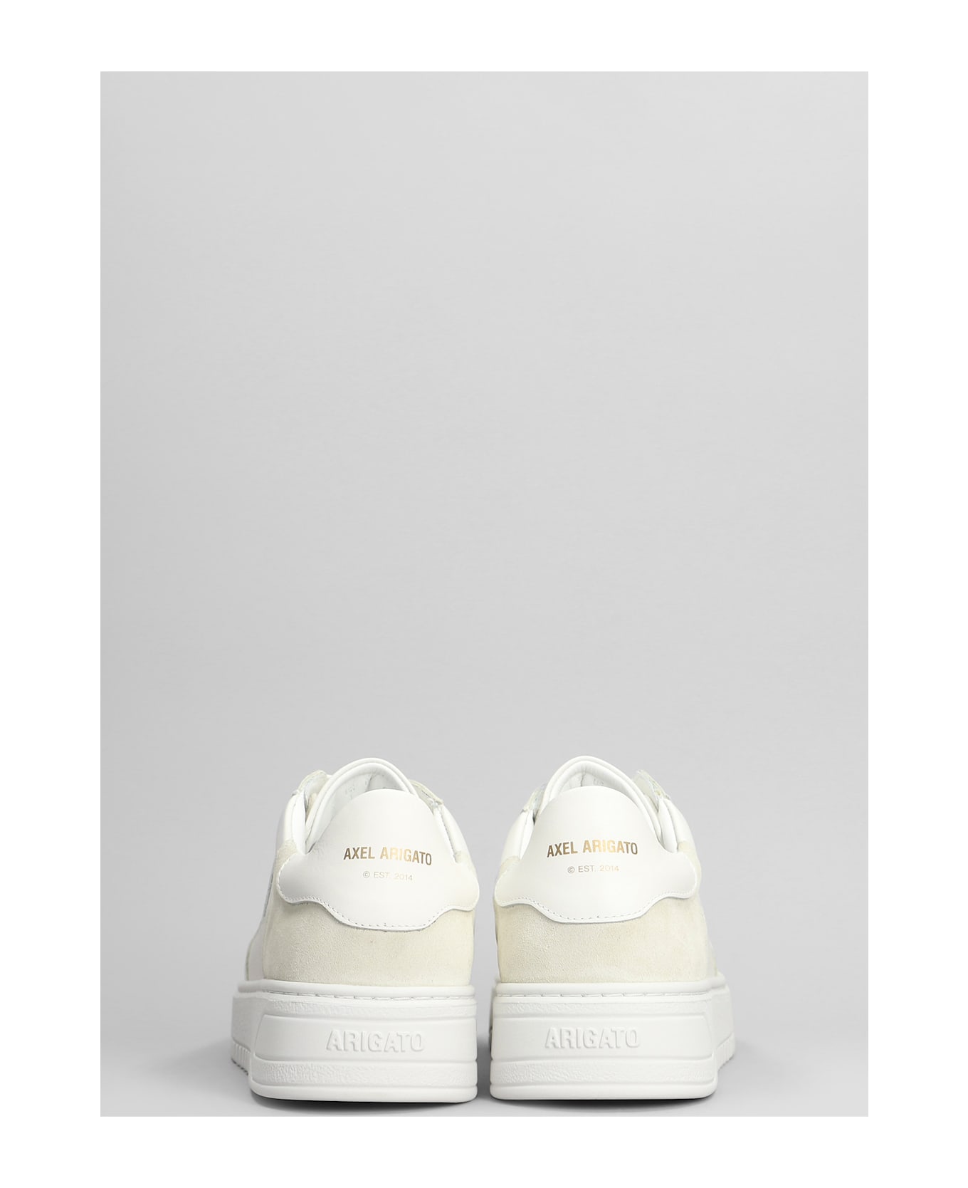 Axel Arigato Orbit Vintage Sneakers In Beige Suede And Leather - beige