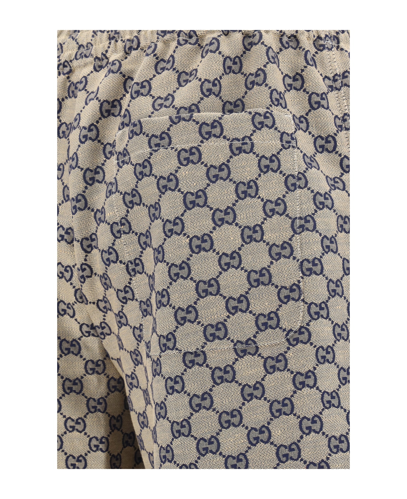 Gucci Shorts - Oatmilk/blue