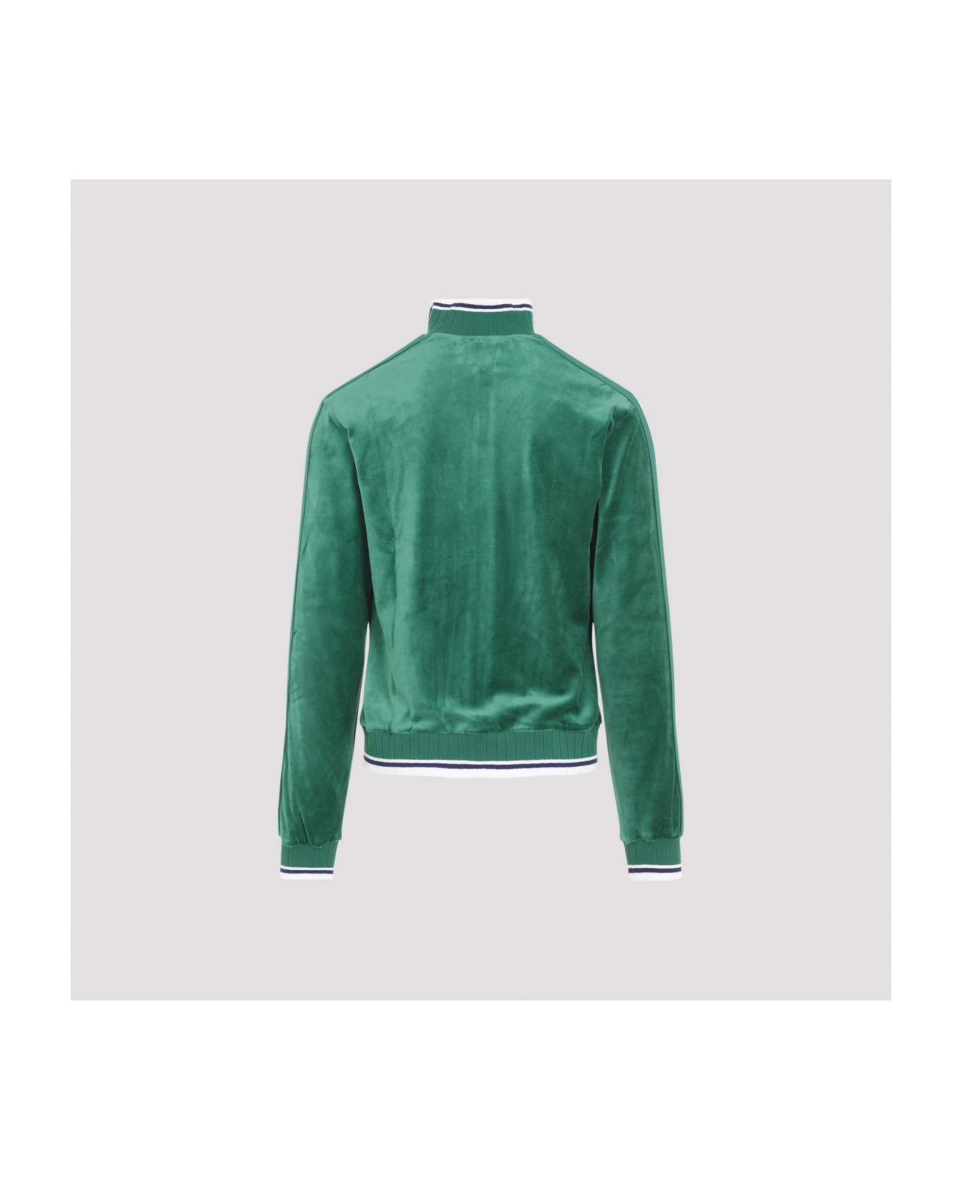 Casablanca Velour Track Jacket - Evergreen