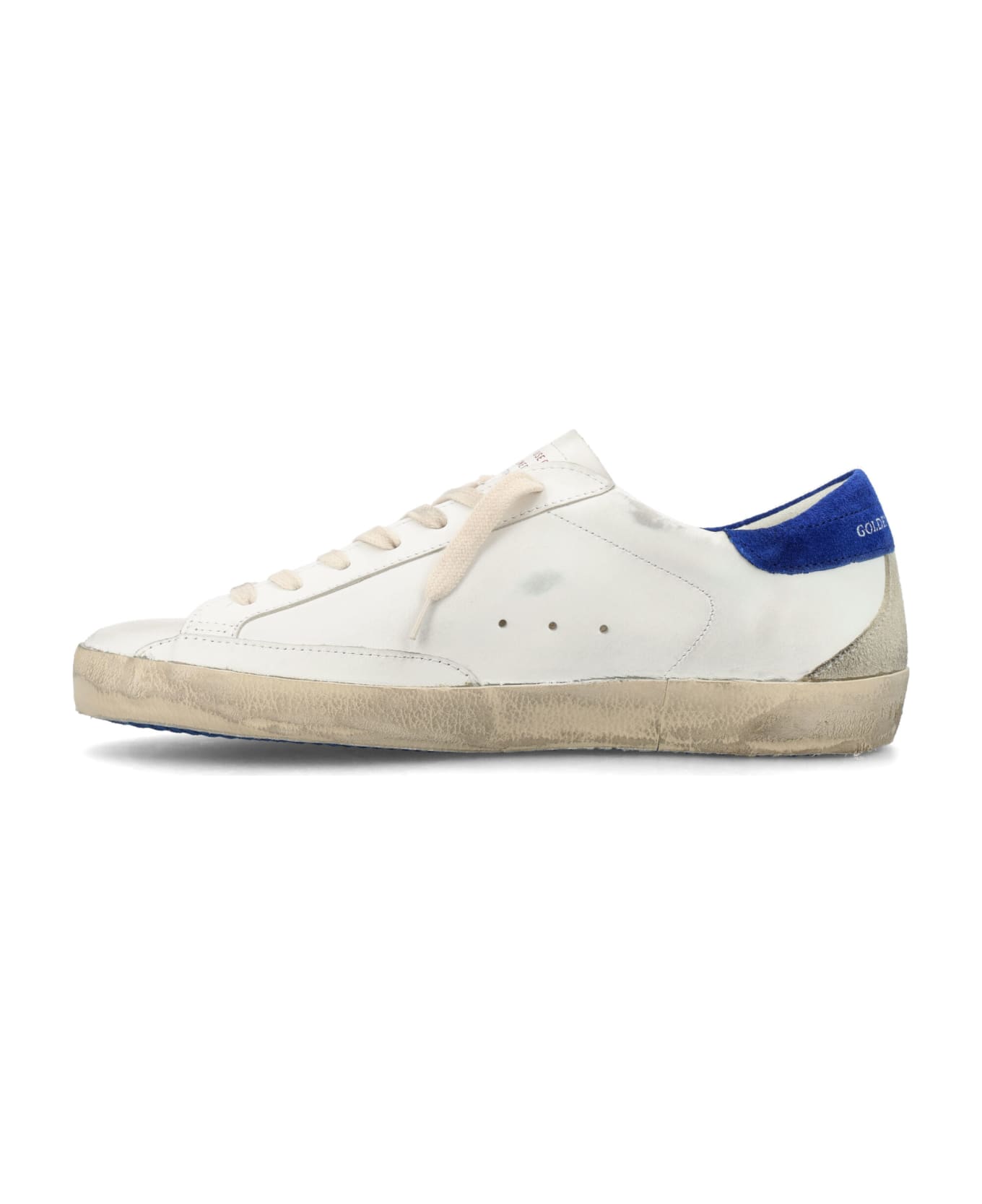 Golden Goose Super-star Sneakers - White/Grey/Bluette/Beige