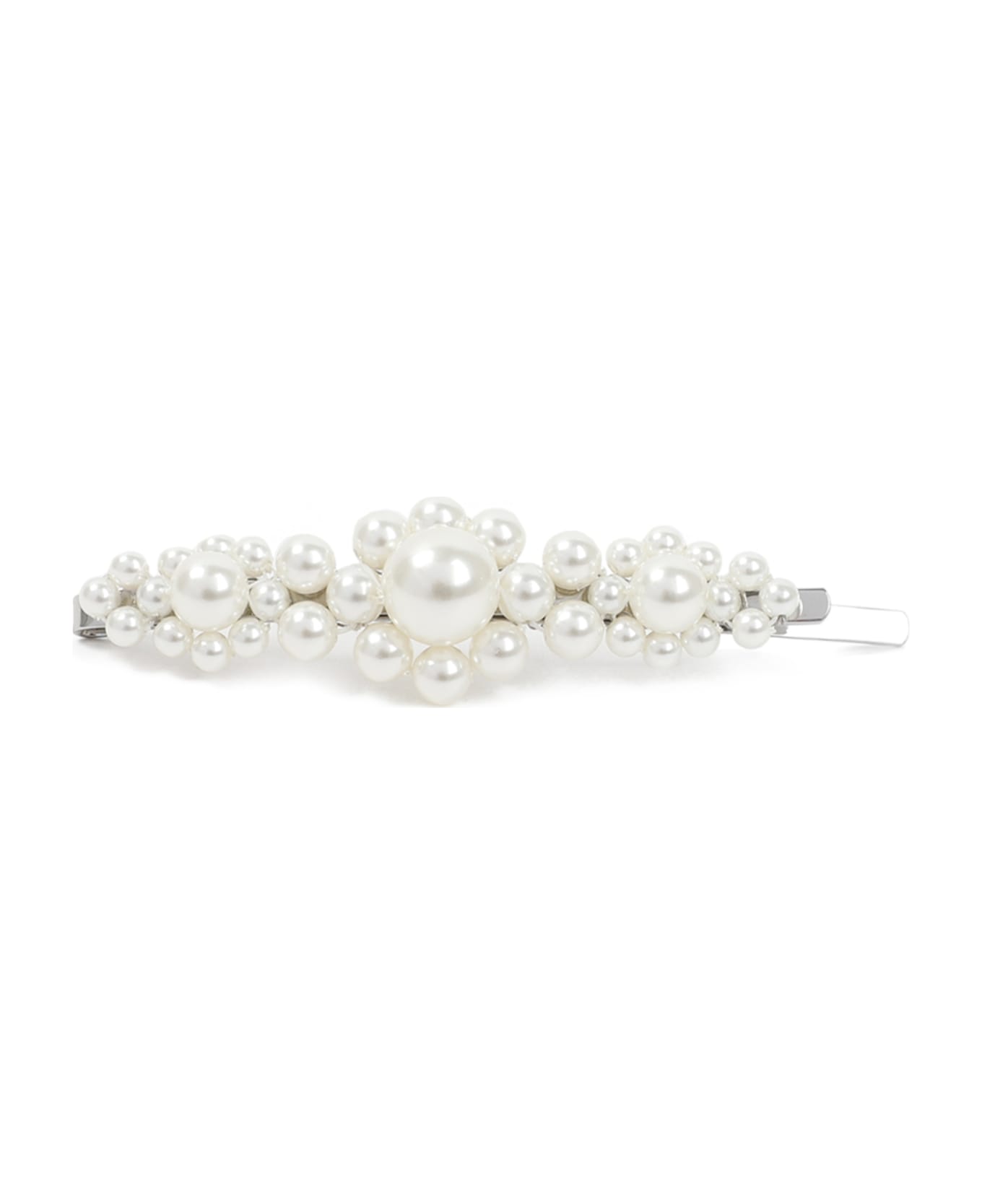 Simone Rocha Pearl Large Flower Hair Clip - Pearl