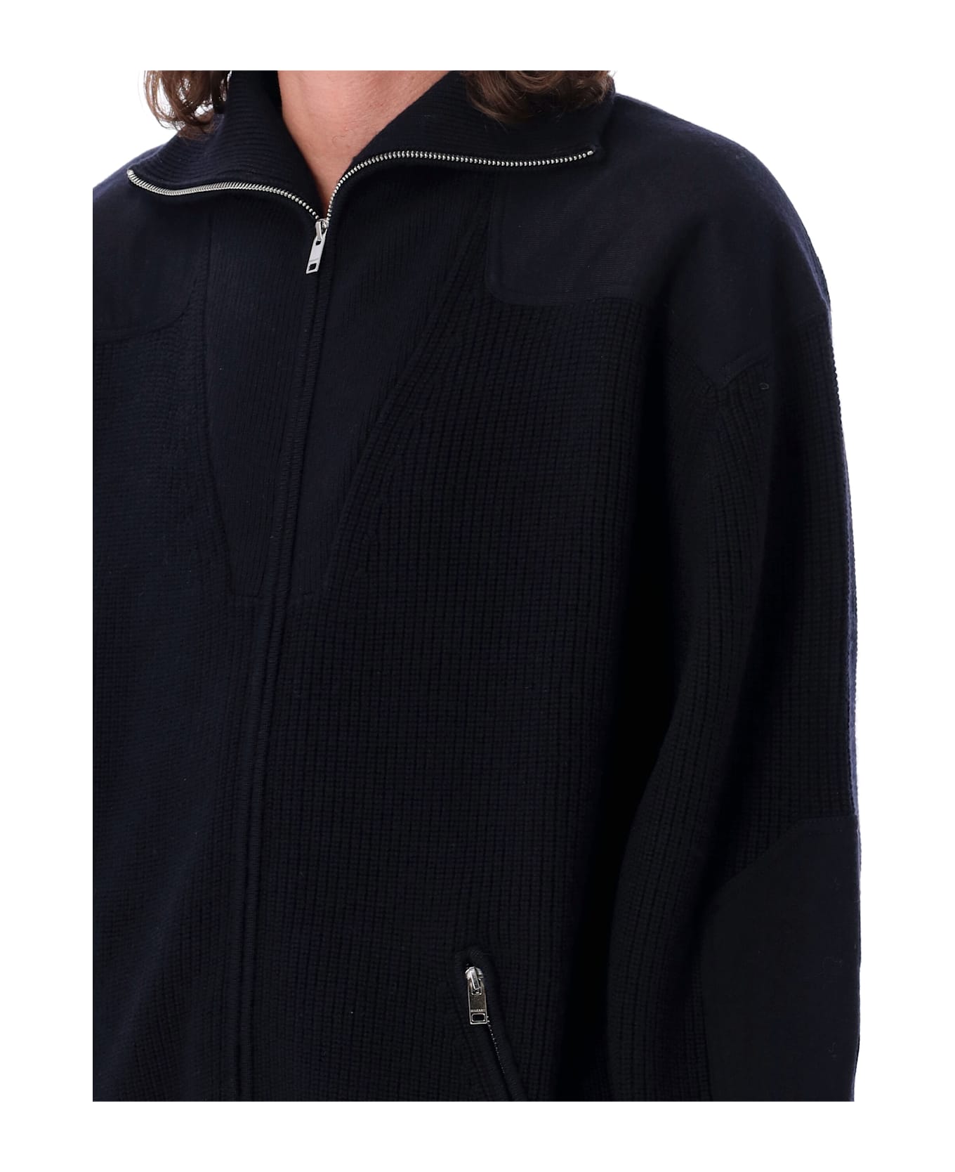 Isabel Marant Zip-up Knit Cardigan - MIDNIGHT
