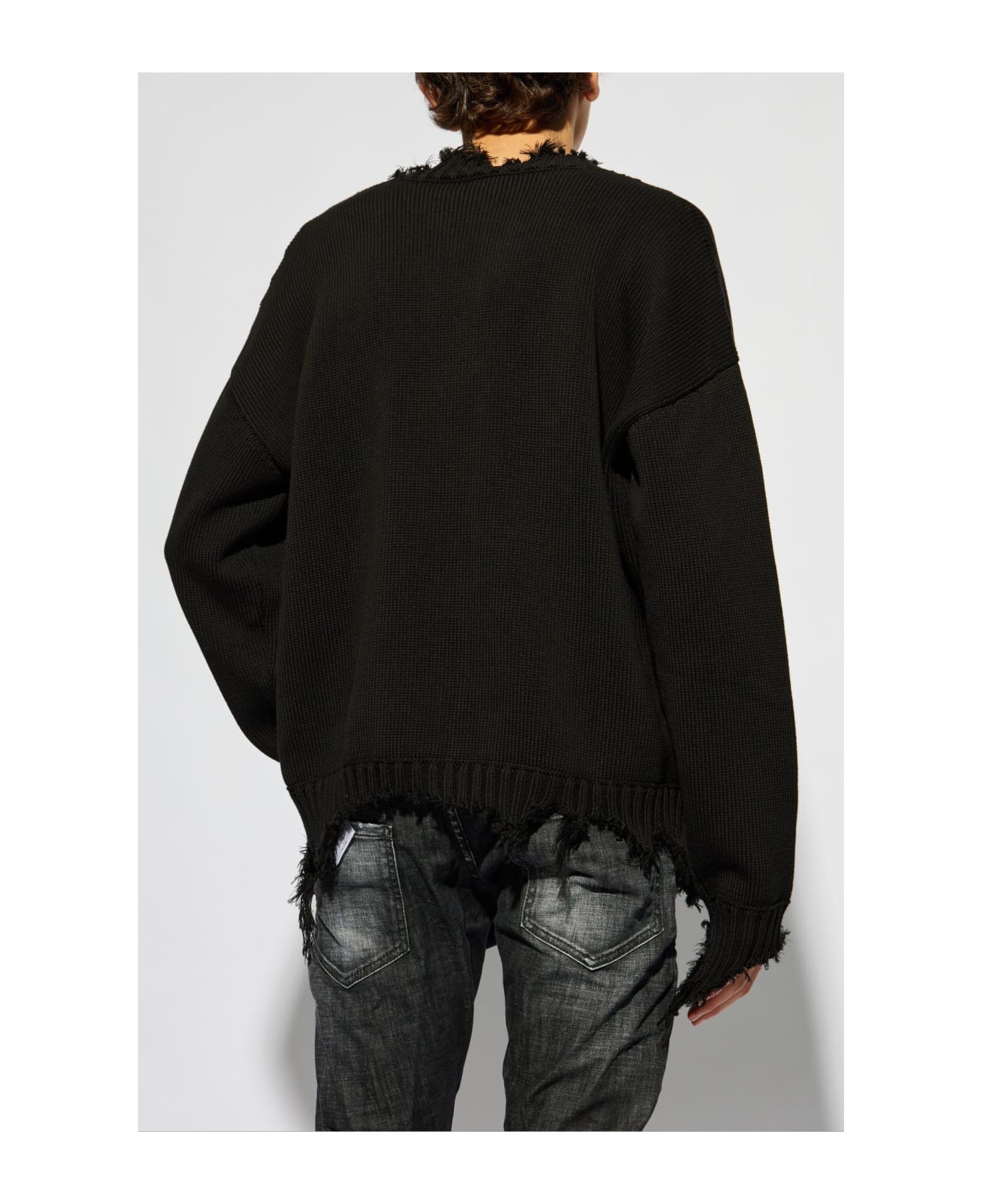 Dsquared2 V-neck Sweater - Black