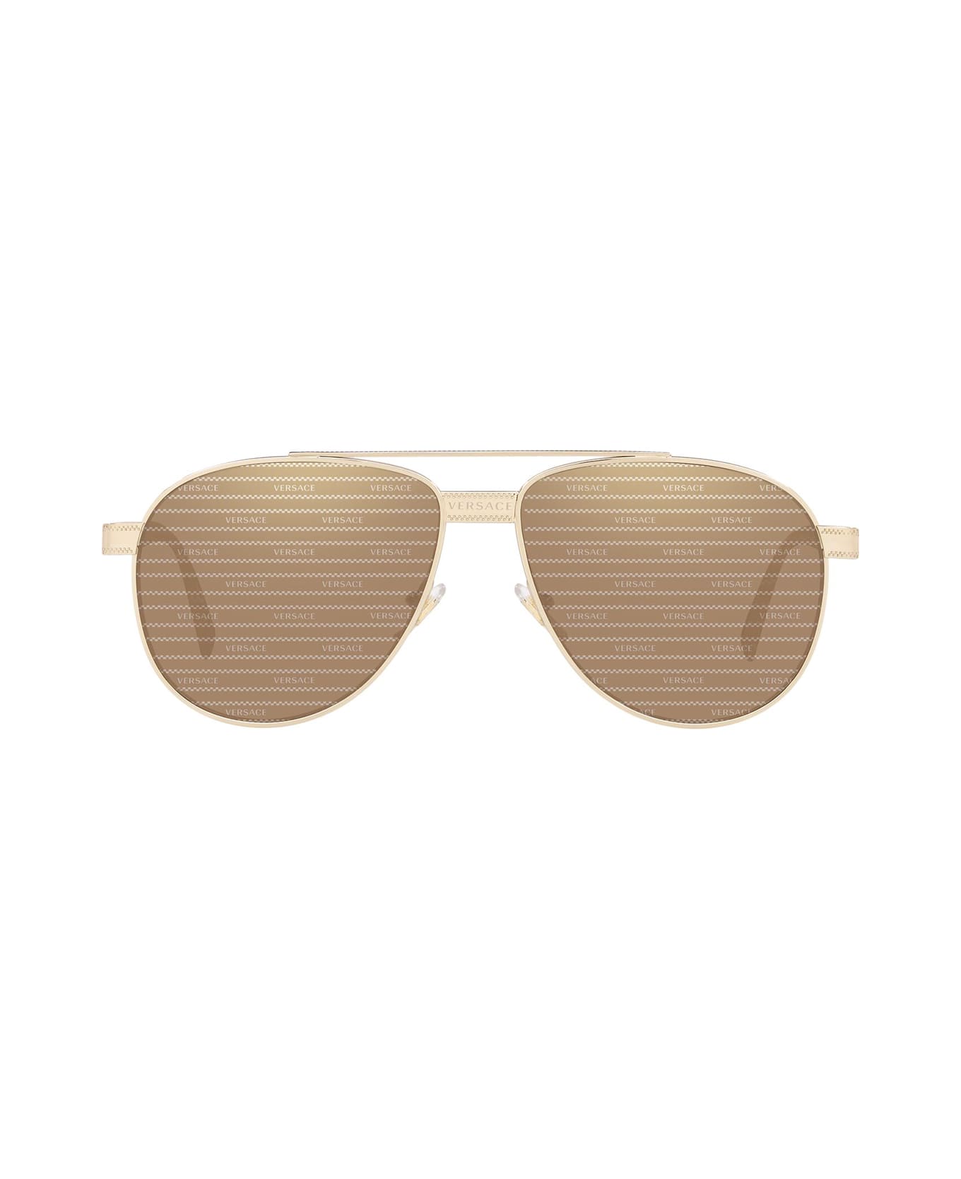Versace Eyewear Ve2209 Pale Gold Sunglasses - Pale Gold