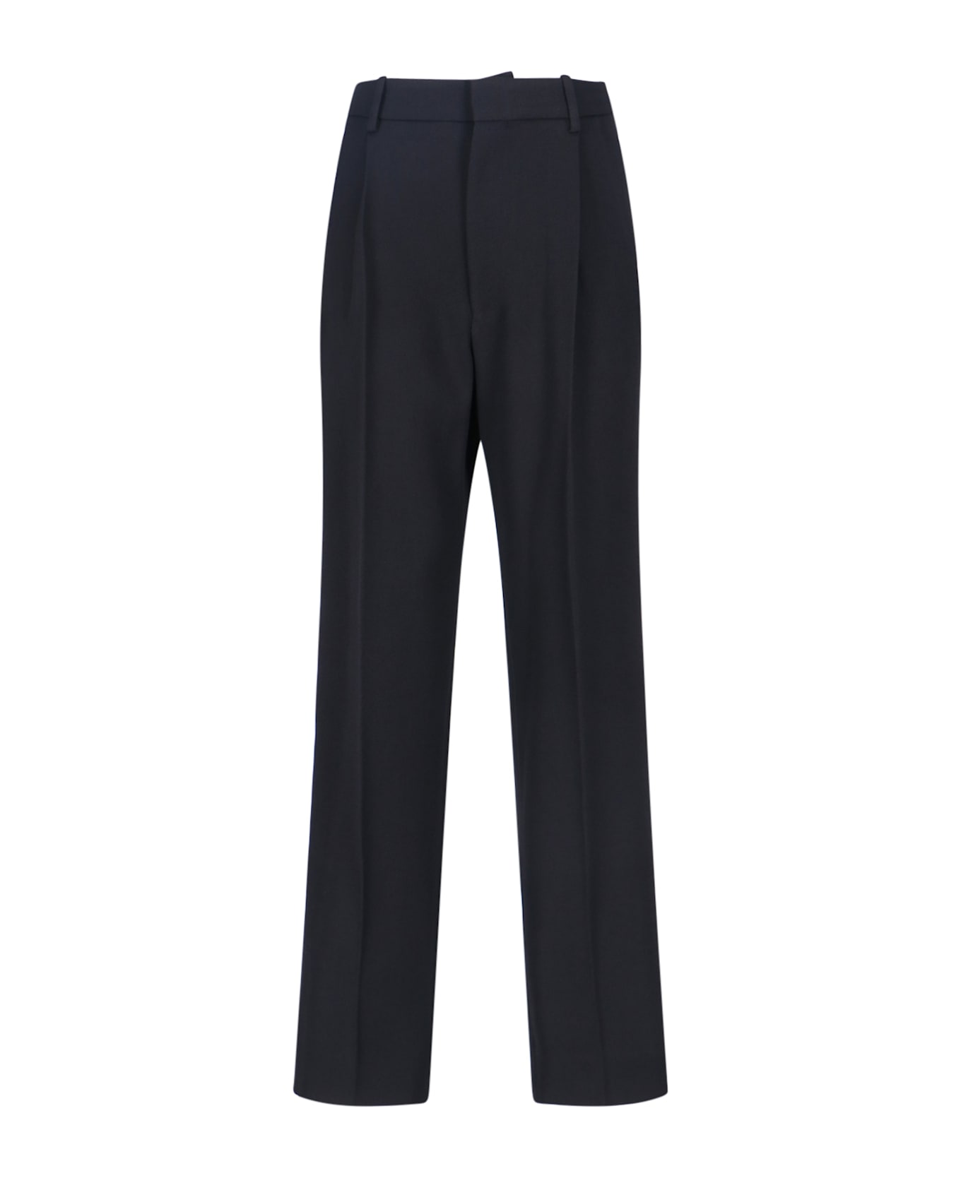 Victoria Beckham Virgin Wool Pants - Black  