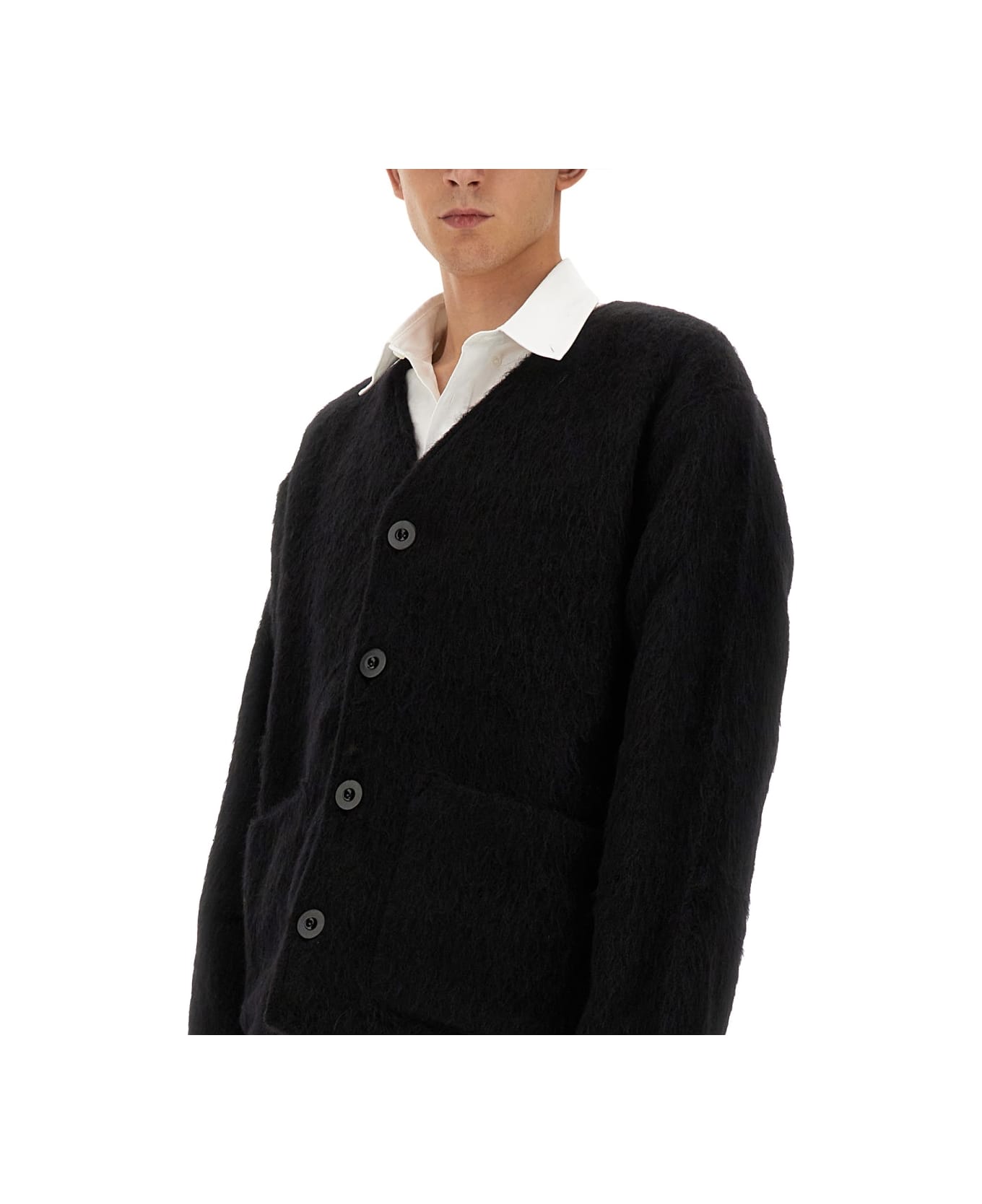 Our Legacy V-neck Cardigan - BLACK