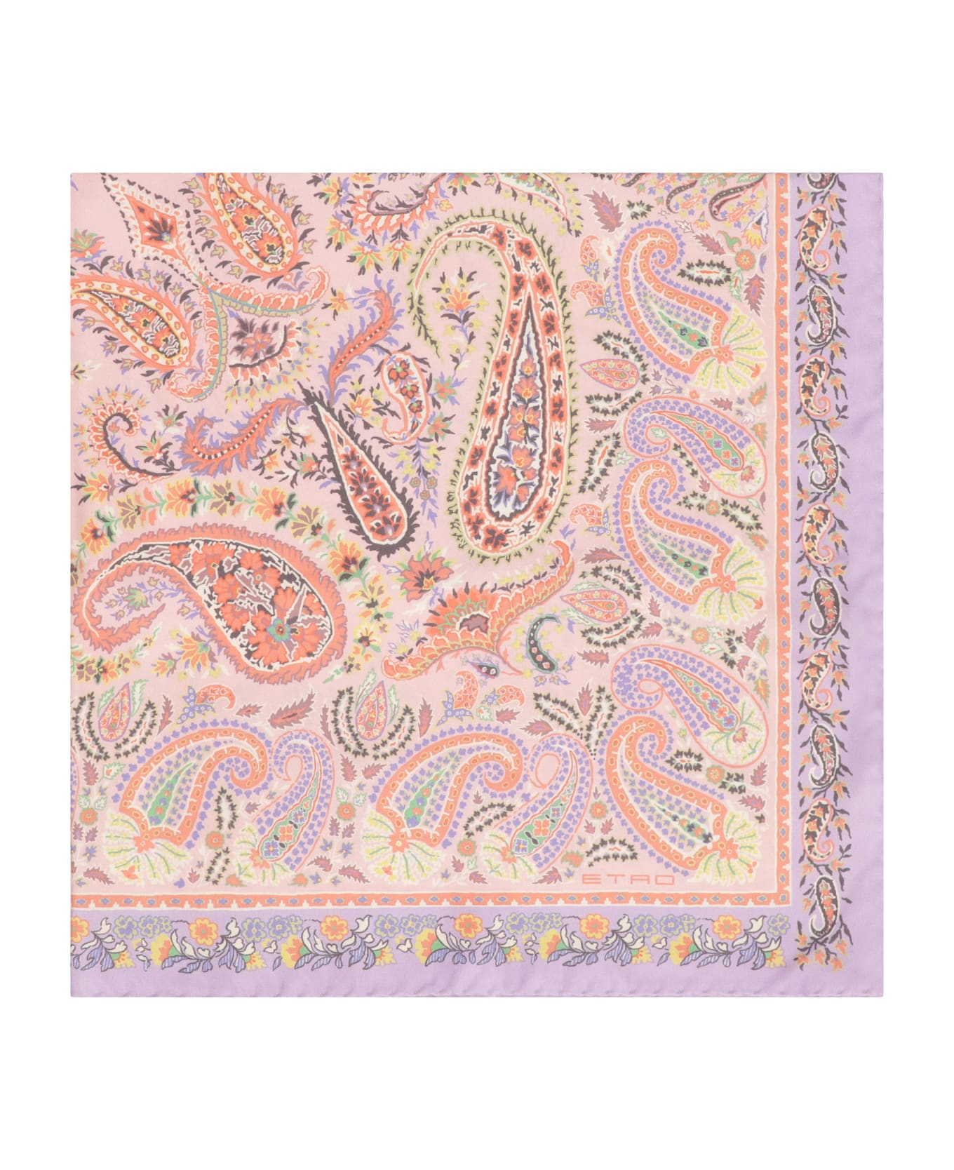 Etro Printed Silk Scarf - Multicolor