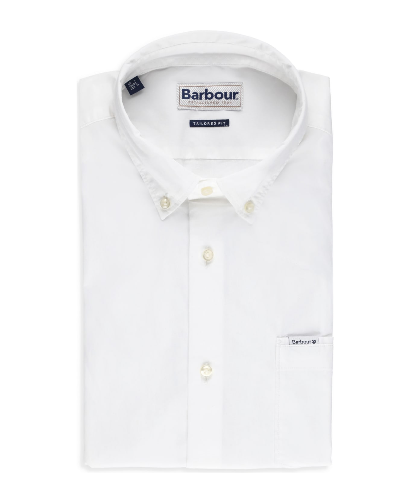Barbour Logoed Shirt - White シャツ