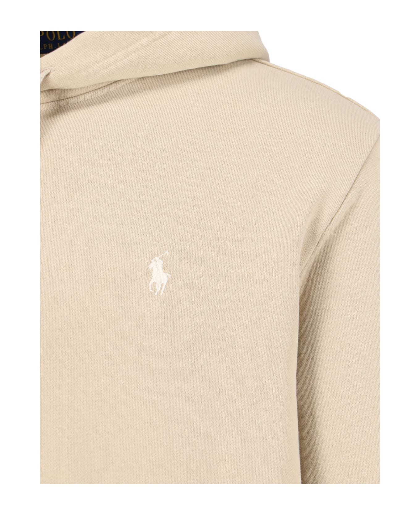 Polo Ralph Lauren 'rigby Go' Logo Sweatshirt - Beige フリース