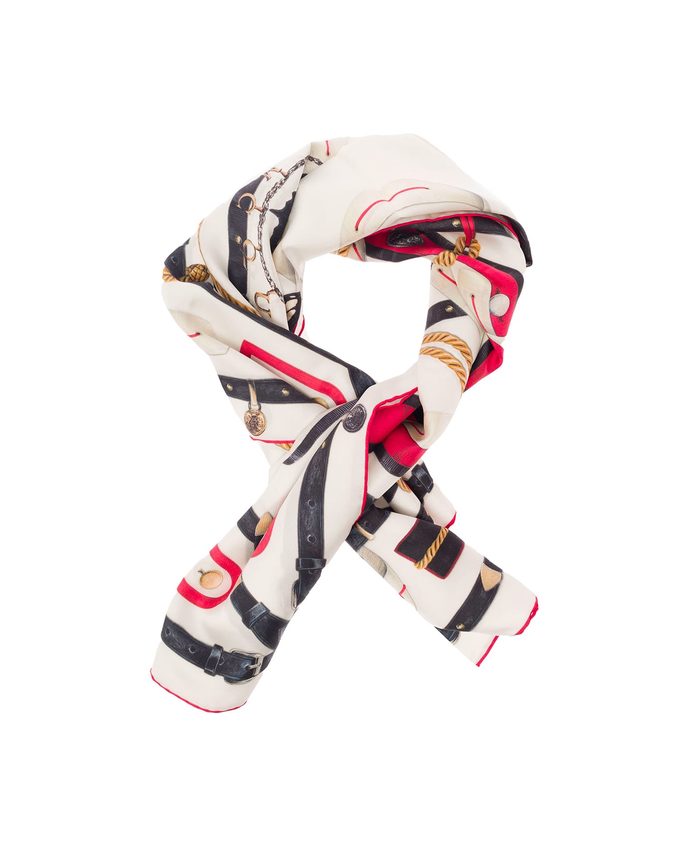 Alexander McQueen Foulard With Digital Print And Signature