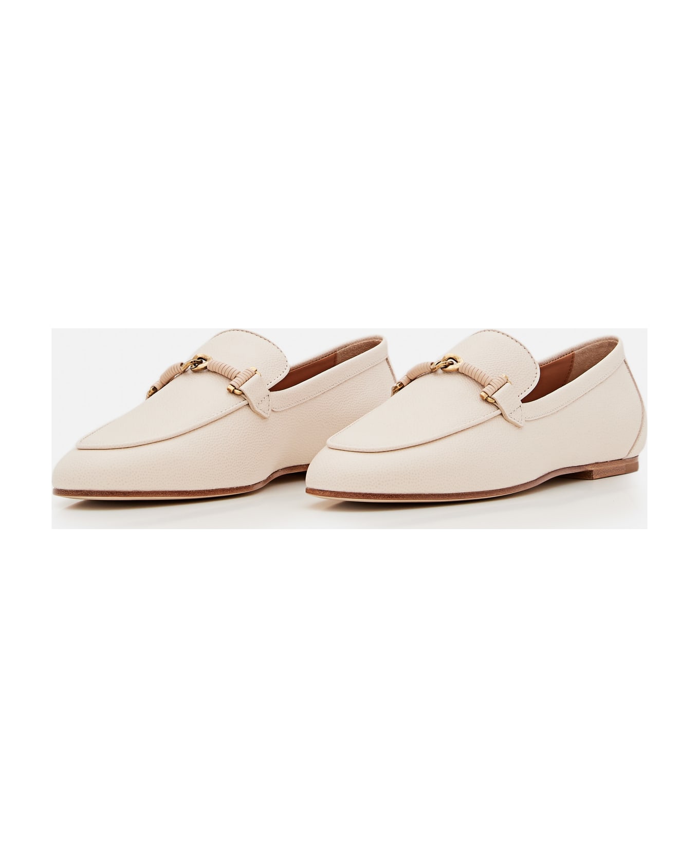 Tod's Flat Leather Loafers - Pink