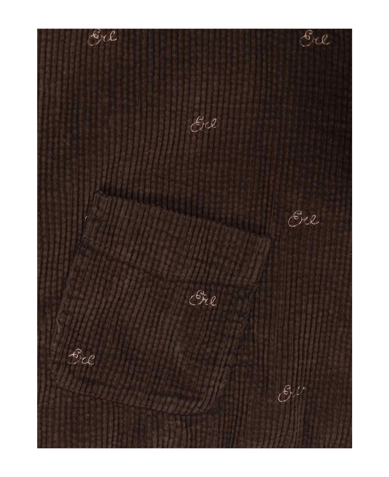 ERL Velvet Shirt - Brown