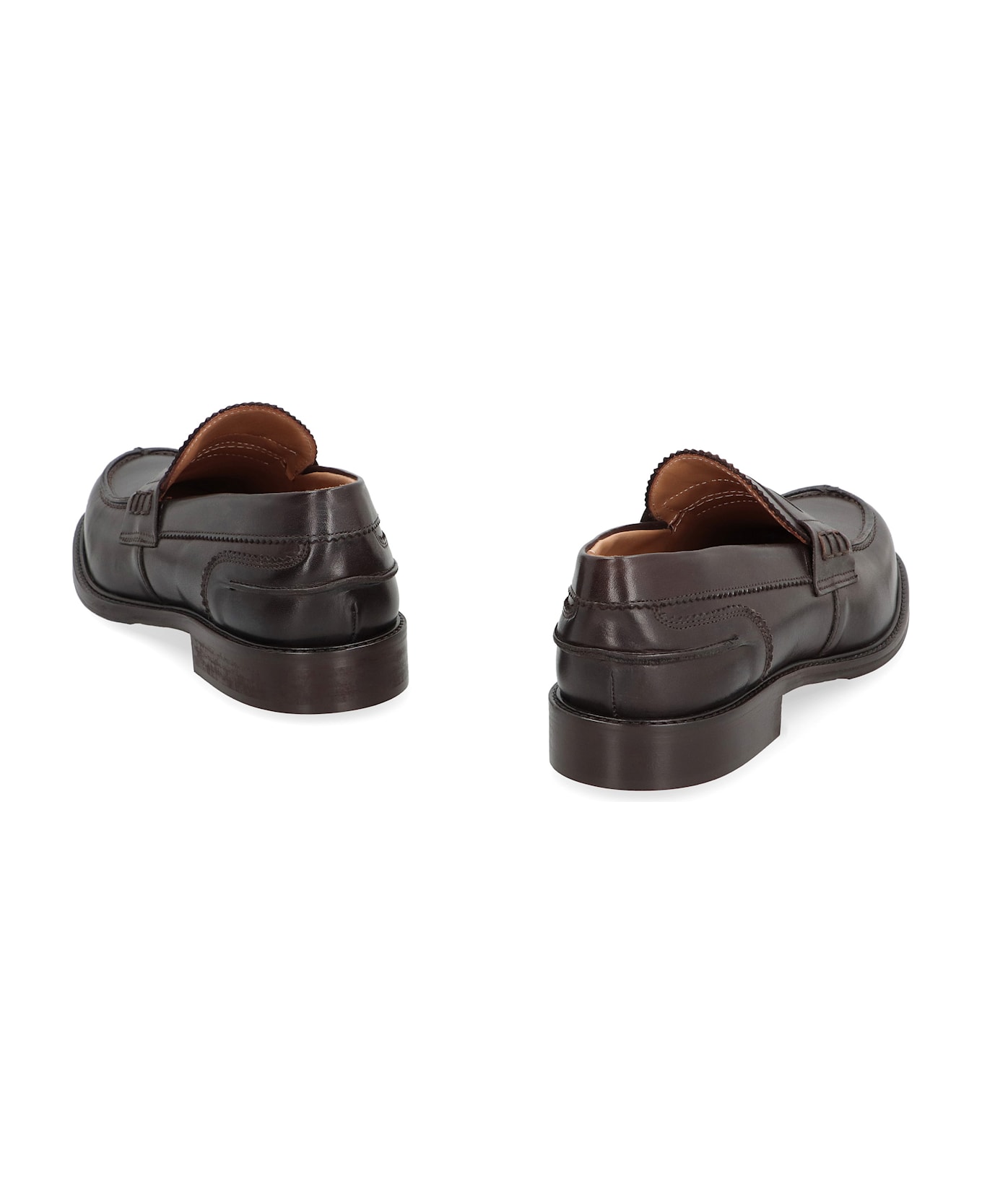 Bruno Magli Calfskin Loafers - brown