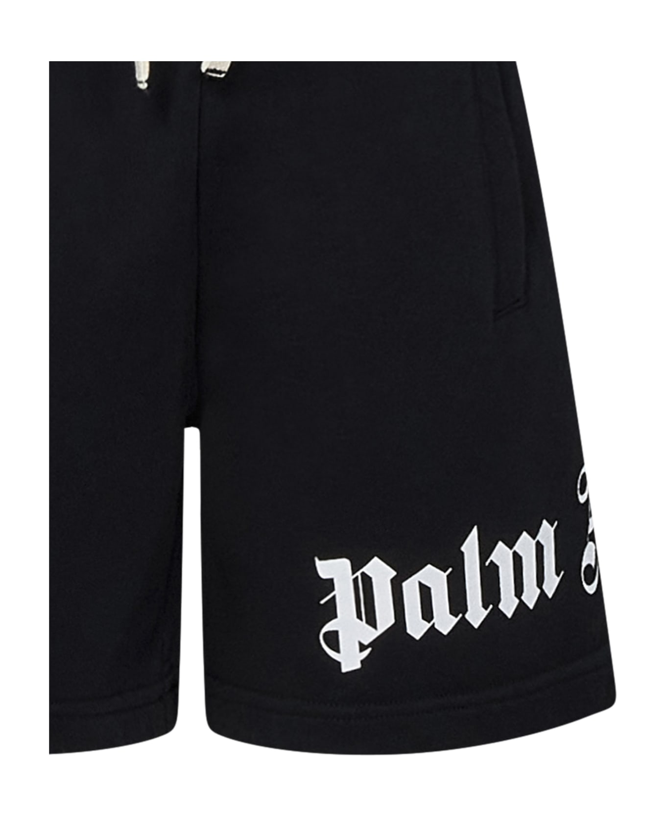 Palm Angels Kids Shorts - Black