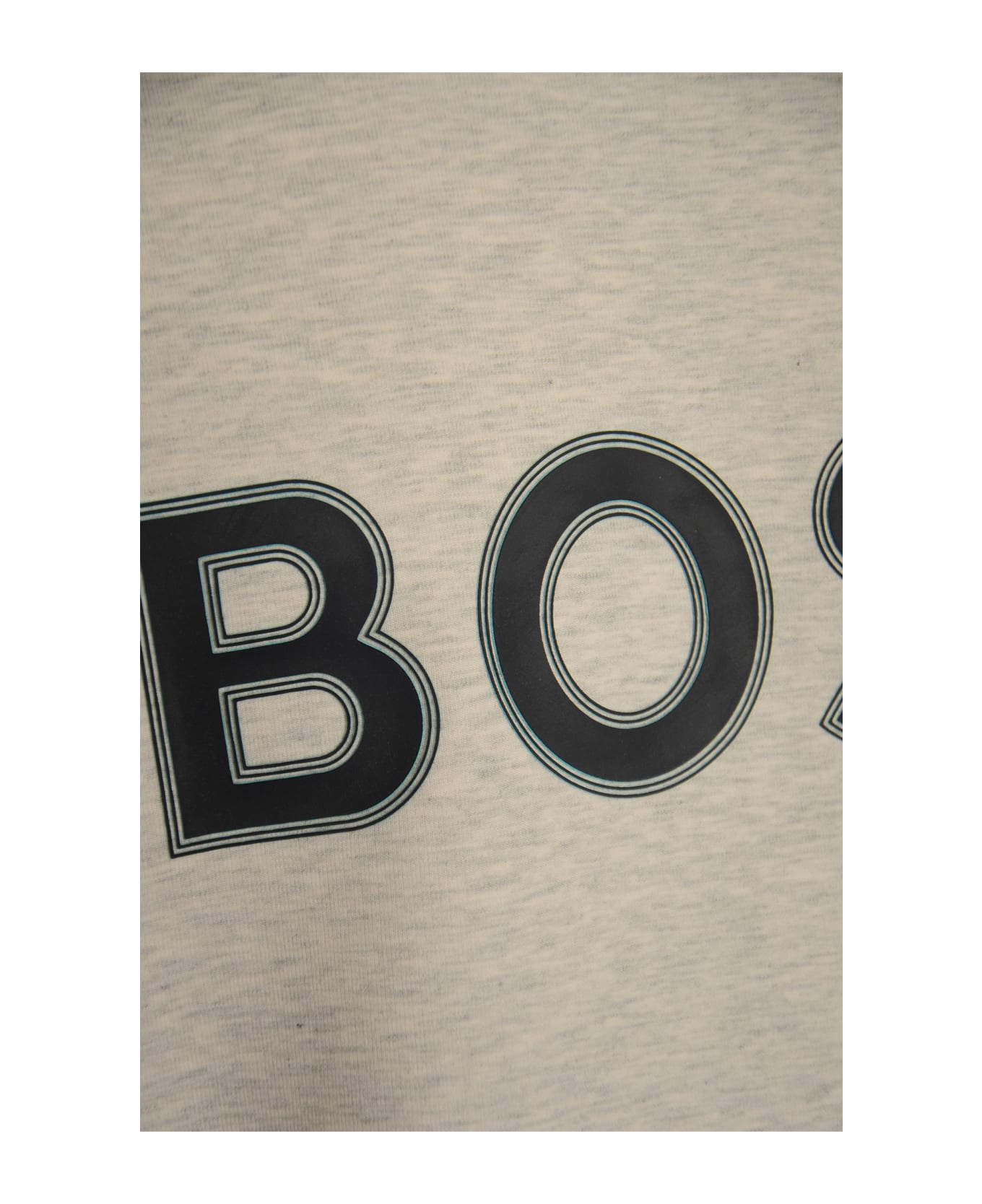 Hugo Boss Logo Sweatshirt - Light Pastel Grey