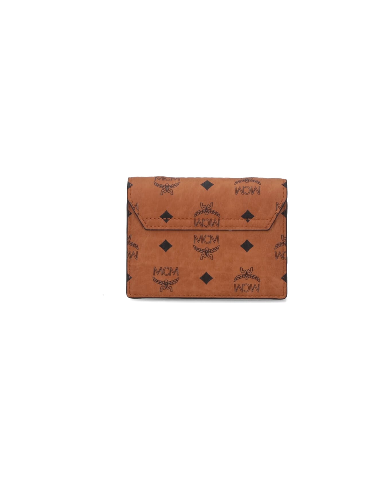 MCM 
aren
 Chain Wallet - Brown